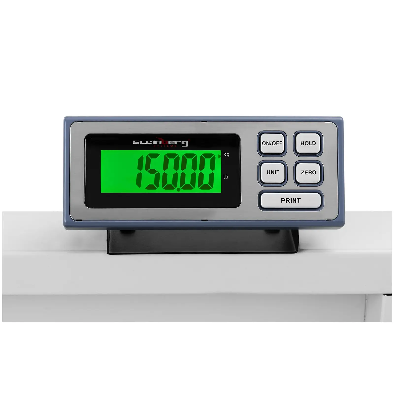 Podlahová váha - 150 kg / 50 g - šetrná ke zvířatům s protiskluzovou podložkou - skládací - LCD displej (Přesnost: 0.05 kg)