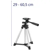 Trépied appareil photo - 290 - 605 mm - Filetage 1/4 pouce