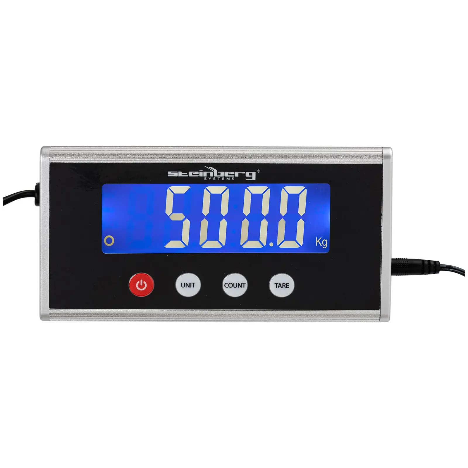 Podlahová váha - 500 kg / 100 g - 1000 x 500 mm - LCD (Délka hadice: 1.8 m)