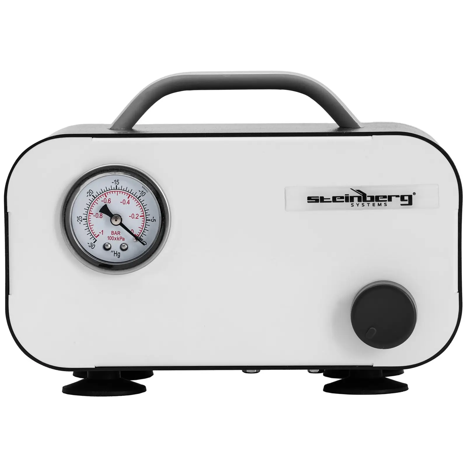 Vývěva - manometr - 15 L/min - bez oleje (Úroveň vakua: 80000 Pa)