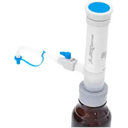 Dispensador de botella para laboratorio - 2 - 10 x 0,25 ml - con válvula antirretorno