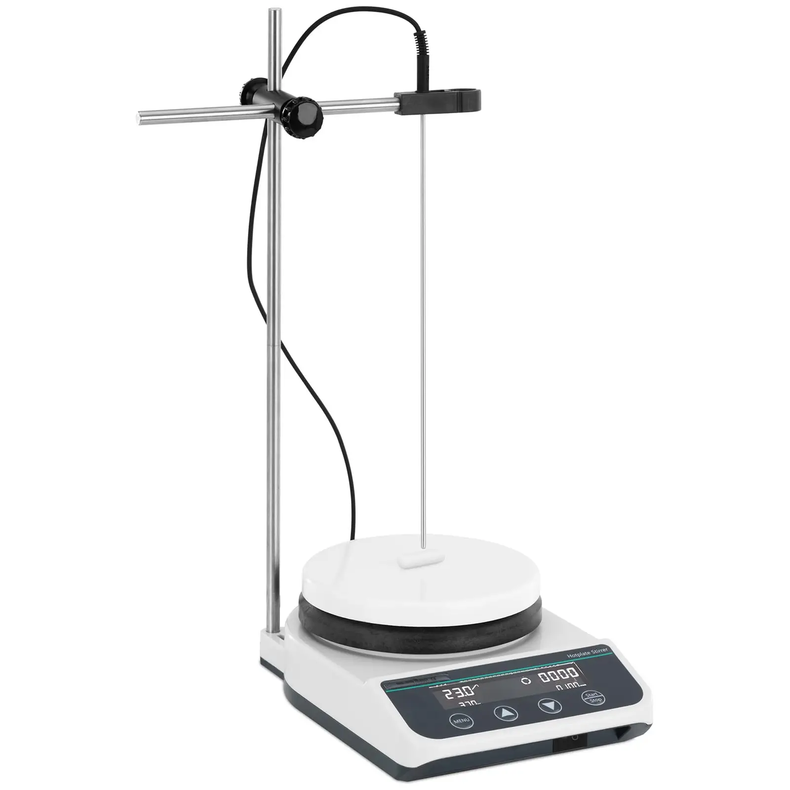 Magnetické míchadlo s topnou deskou - 2 l - 50–1 500 otáček za minutu