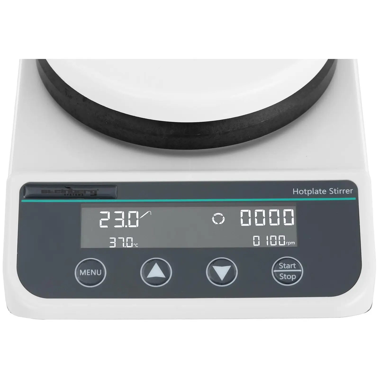Magnetické míchadlo s topnou deskou - 2 l - 50–1 500 otáček za minutu (Časovač: Ano)