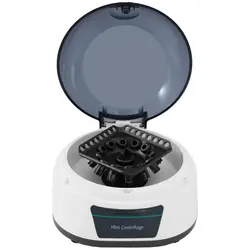 Stolná centrifúga – rotor 2 v 1 – {{max_rotation_speed_725_temp}} rpm – pre 12 skúmavky / 4 PCR prúžky – RCF 3286 xg