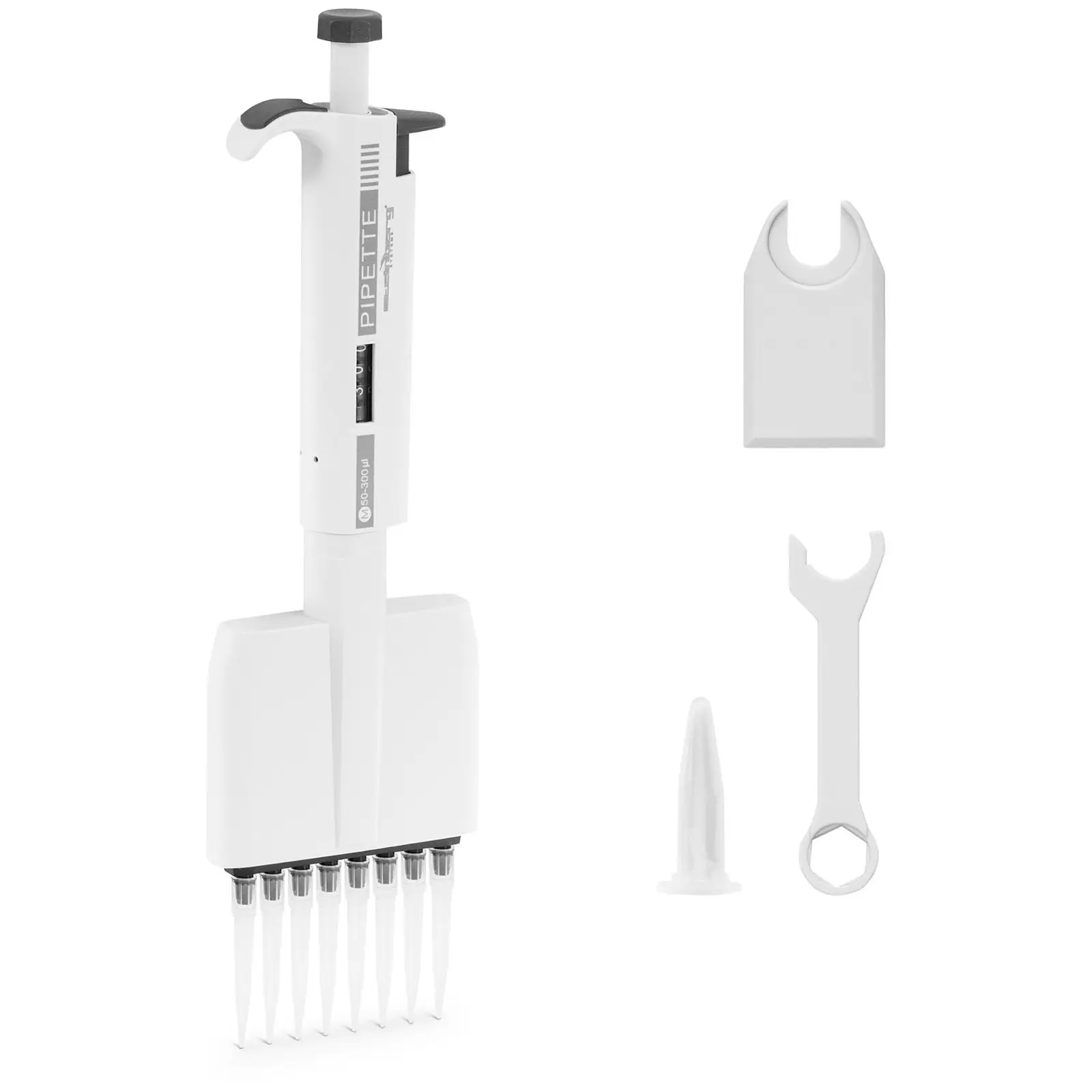 Pipette multicanaux - pour 8 embouts - 50 - 300 μl