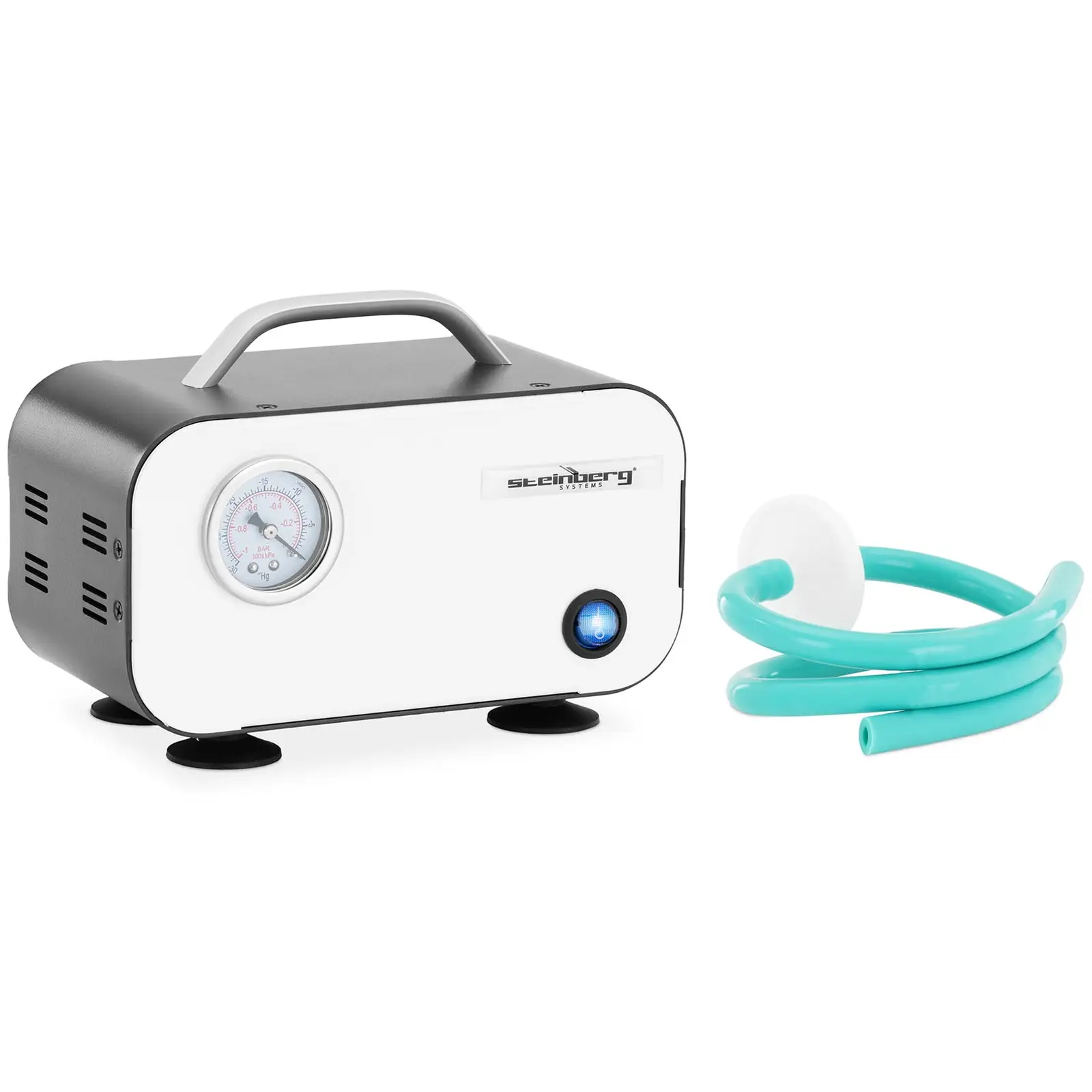Pompe à vide électrique - manomètre - 10 L/min - sans huile - Image du produit