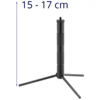 Stativ - 148 + 170 mm - gjenger 1/4"