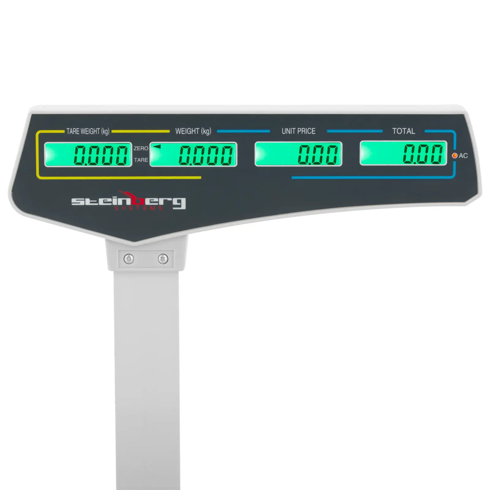 Balanza de control - 30 kg / 15 g - 38 x 26,5 cm - con impresión de etiquetas - LCD (Precisión: 0.015 kg)
