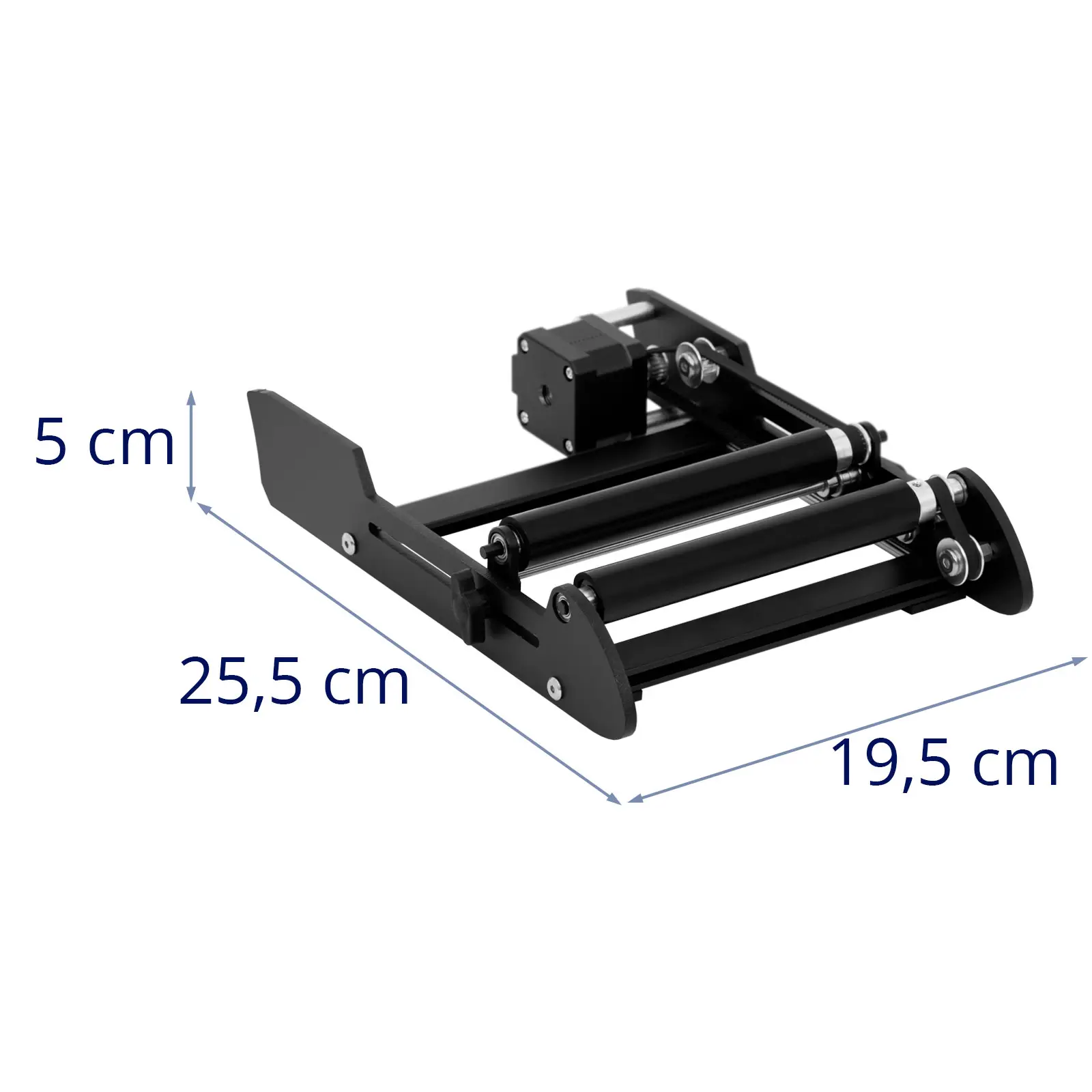 Rouleau rotatif pour machine à graver laser - 3 - 200 mm (Type de moteur: Moteur pas à pas)