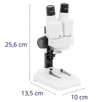 Mikroskop - 20 x - odrazené svetlo LED