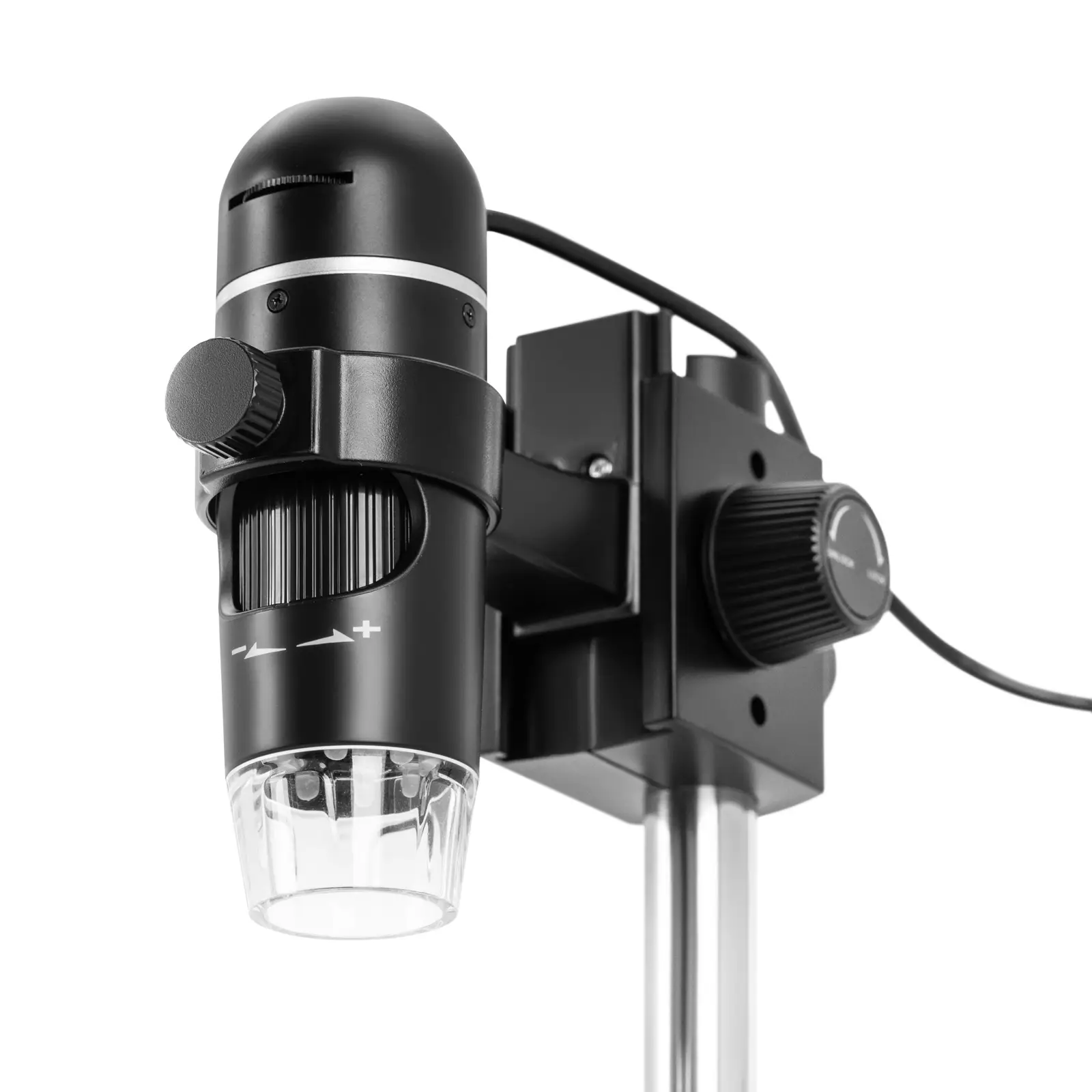 Digitaalinen mikroskooppi - 10 - 300x - LED-kohdevalo - USB