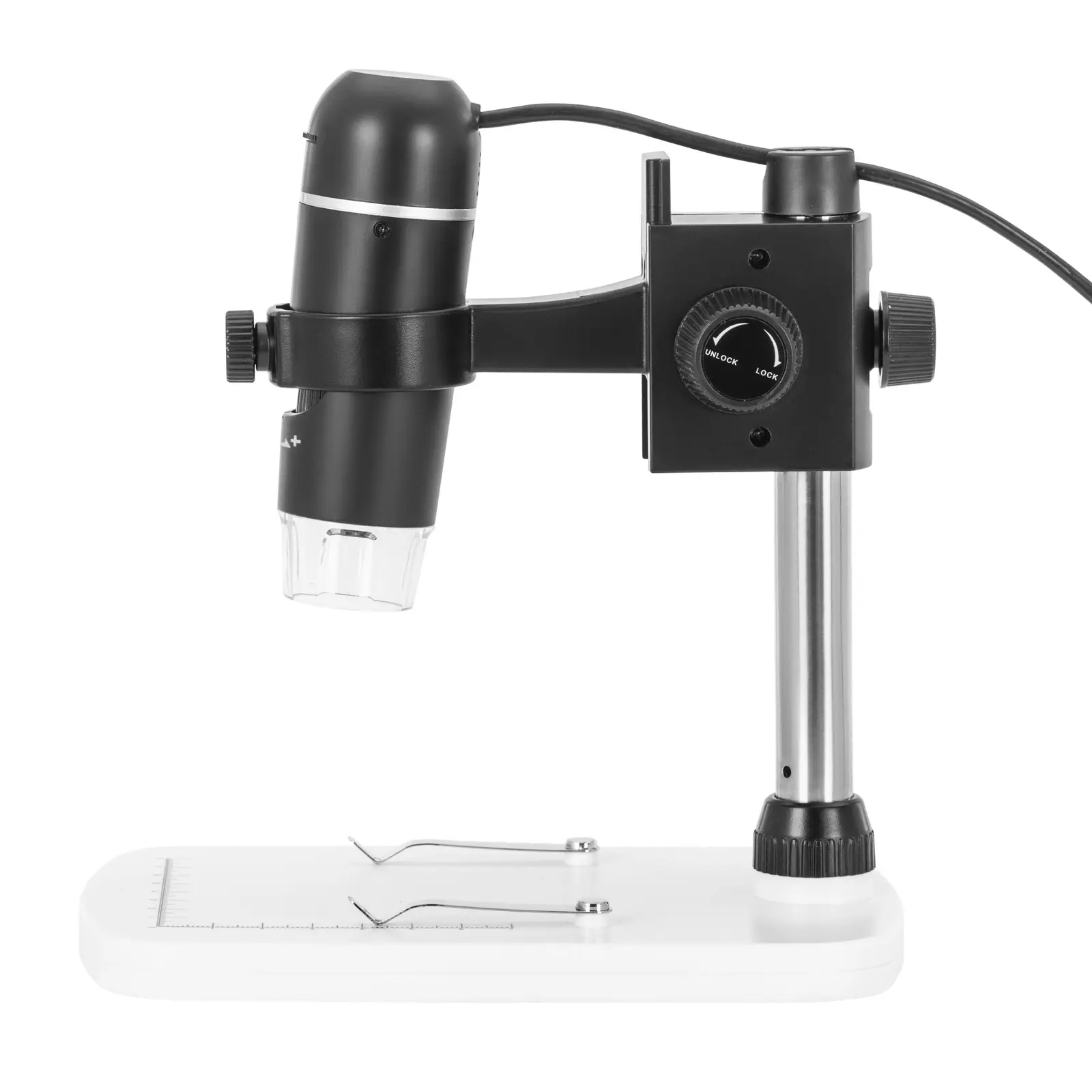 Mikroskop cyfrowy - 10 - 300x - oświetlenie LED - USB