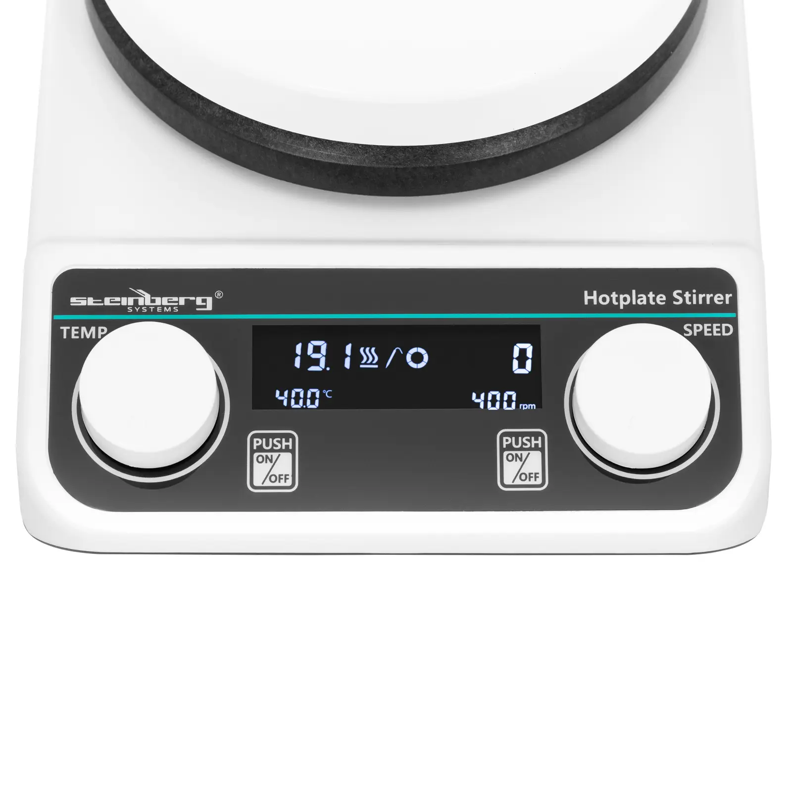 Magnetická míchačka s ohřevem - 2 l - 50–1500 ot/min (Časovač: Ne)