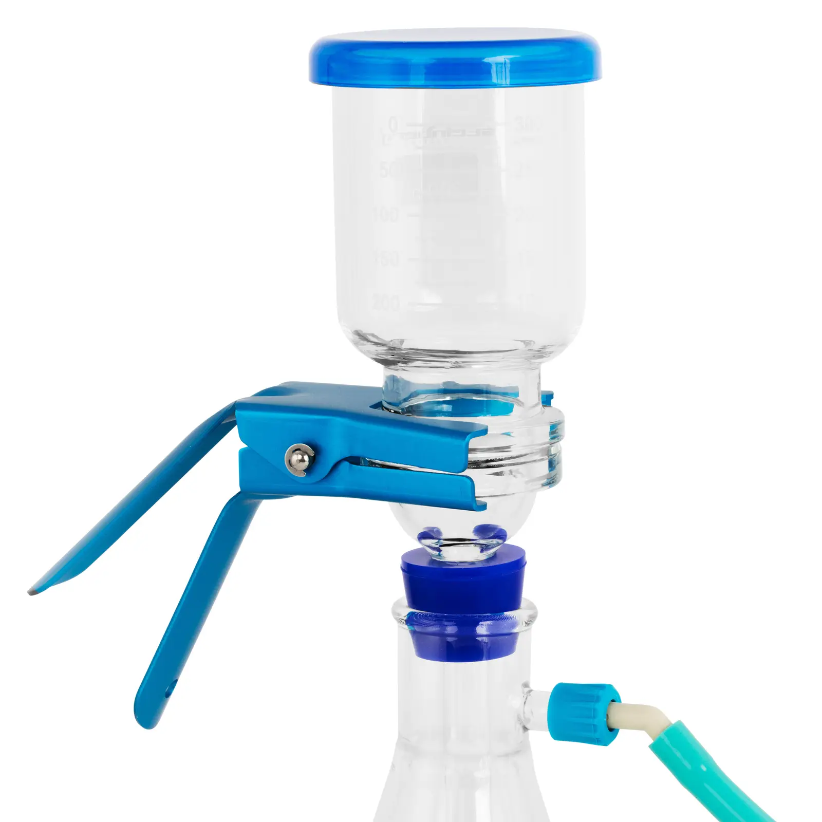 Zařízení pro vakuovou filtraci - 1 000 ml - Filtr Ø 50–60 mm - gumová zátka (Délka hadice: 100 cm)