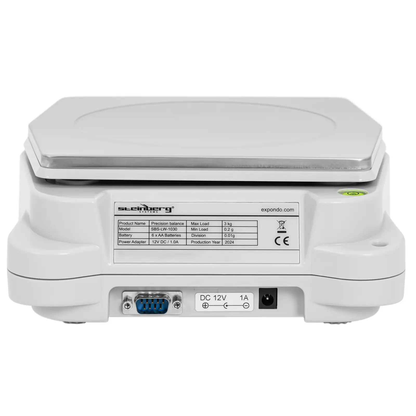 Precision Weighing Scales - 0.2 to 3000 g / 0.01 g - 196 x 160 mm (Hold: No)