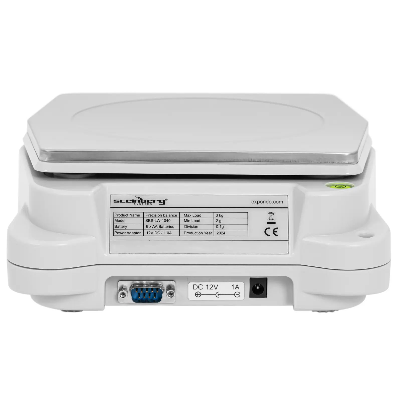 Digitální laboratorní váha - 2 až 3 000 g / 0,1 g - 196 x 160 mm (Podržet: Ne)