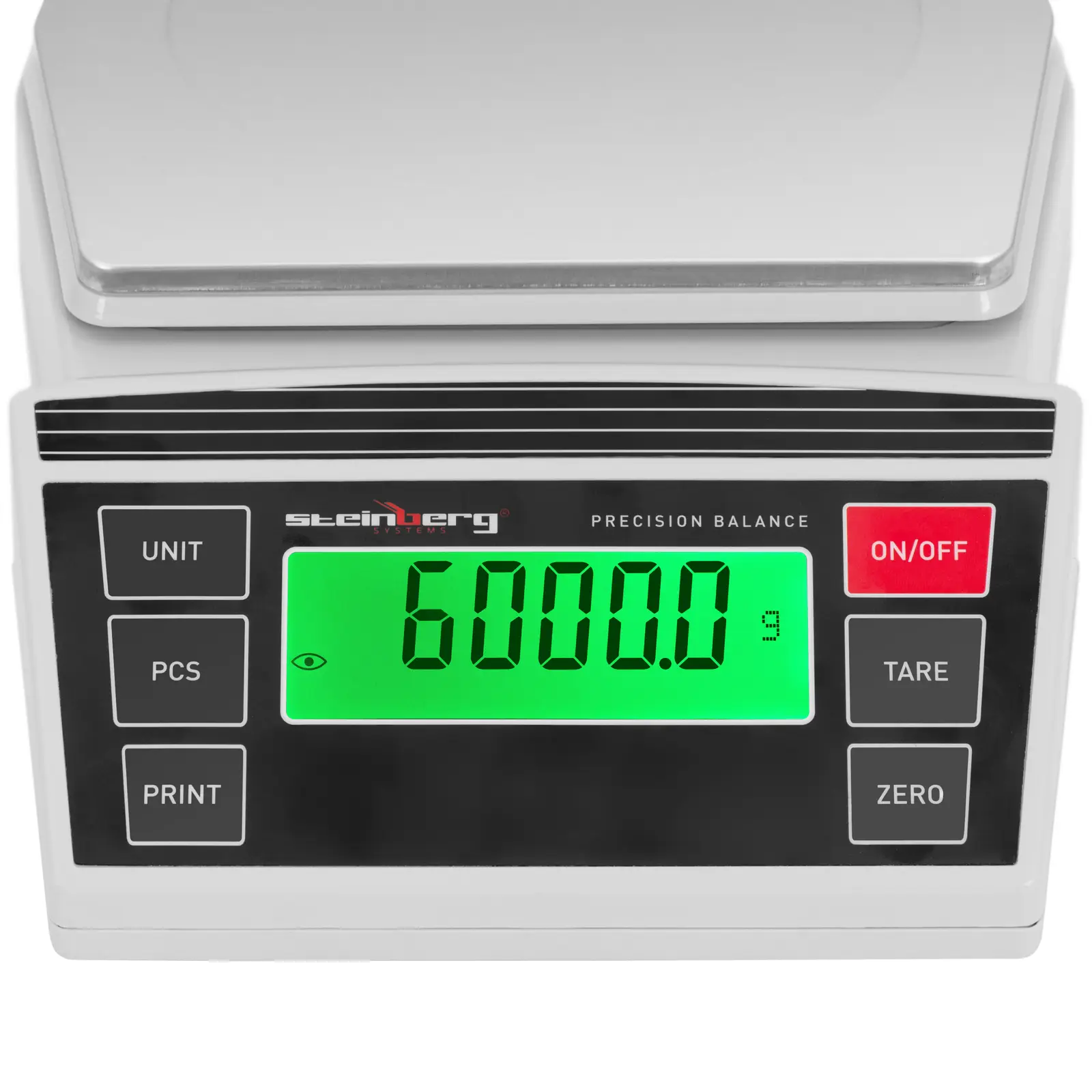Balance numérique de précision - 2 à 6 000 g / 0,1 g - 196 x 160 mm (Détermination de densité: Non)