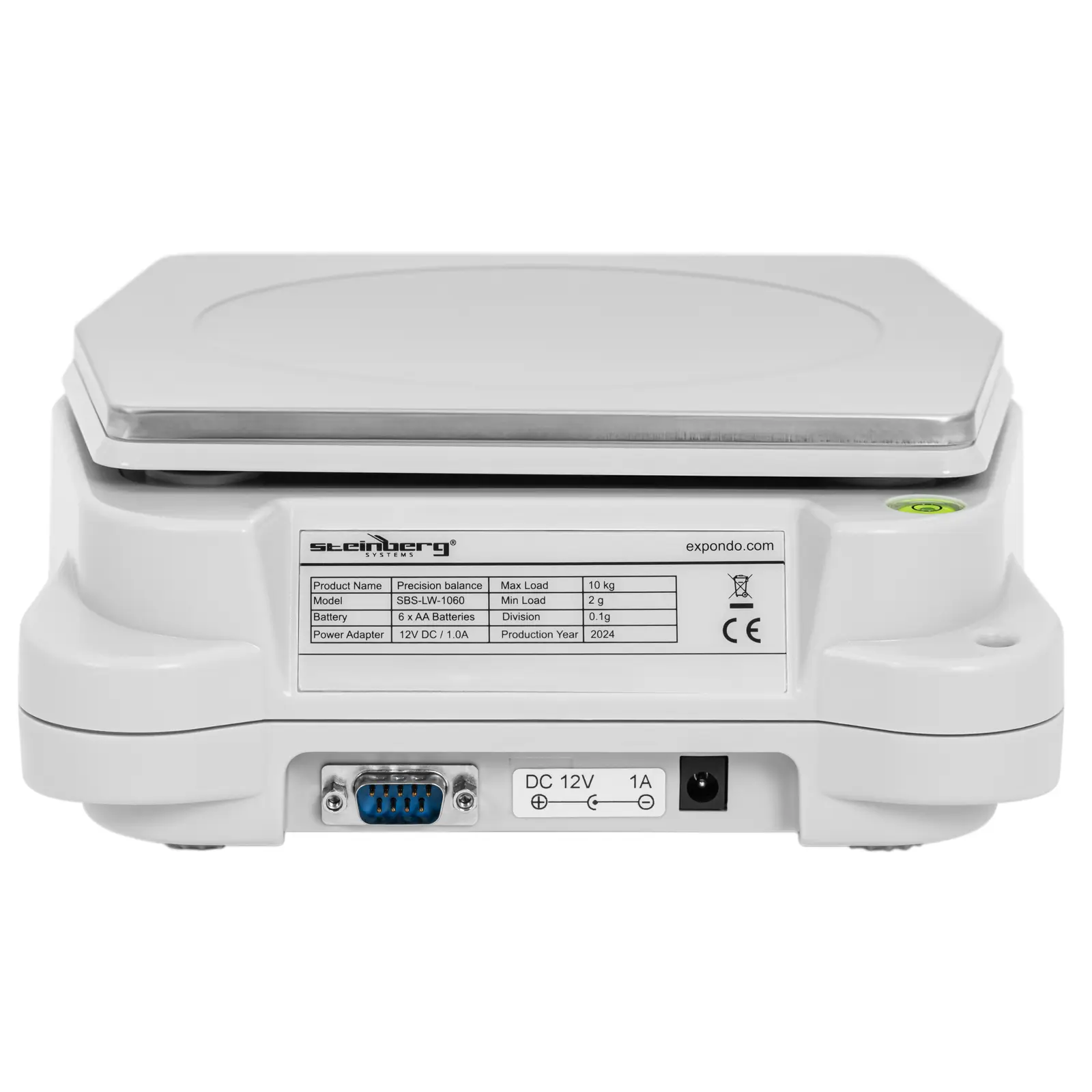 Digitální laboratorní váha - 2 g až 10 kg / 0,1 g - 196 x 160 mm (Podržet: Ne)