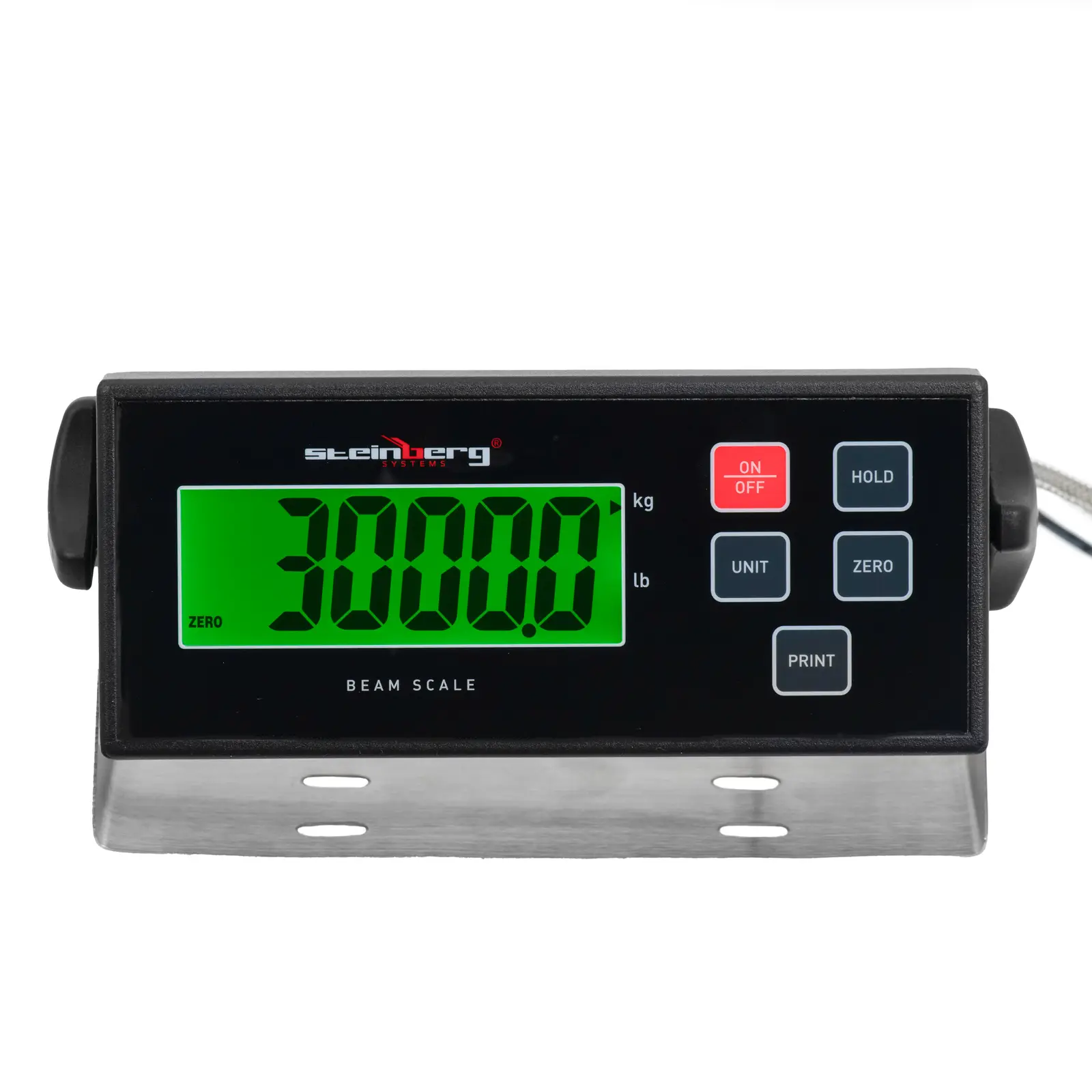 Paletová váha - 3000 kg / 1 kg - 127 x 84 cm - externí LCD (Přesnost: 1 kg)