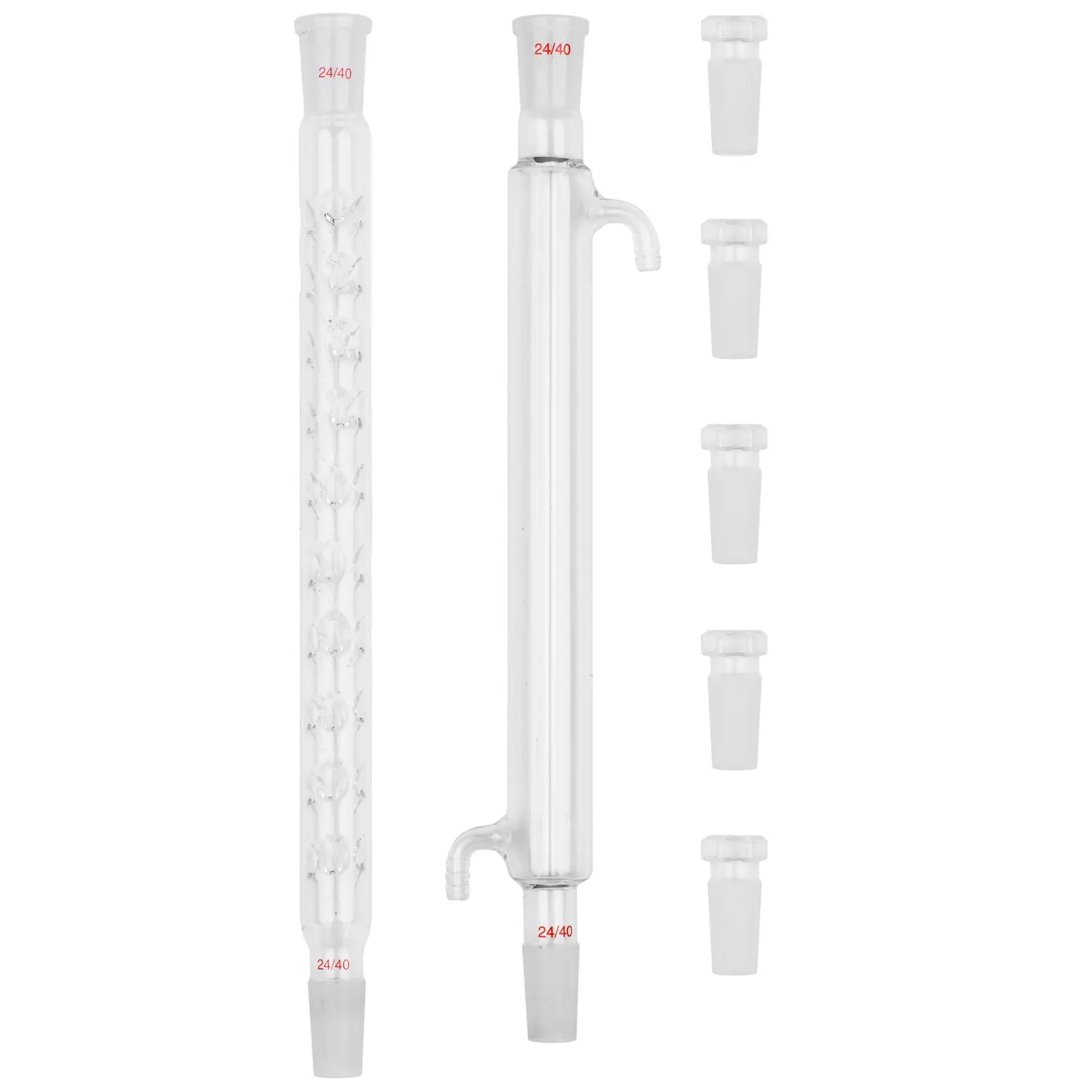 Verrerie de laboratoire - Distillation - Ensemble de 29 pièces - Rodage normalisé : 24/40