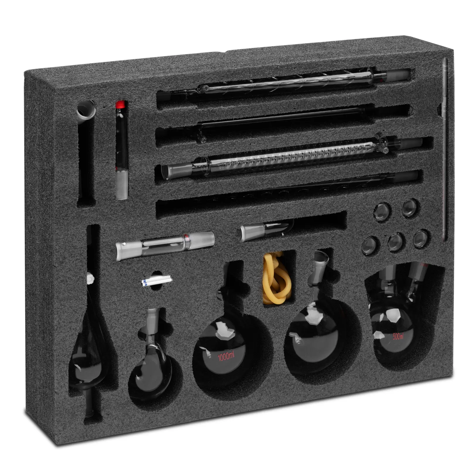 Sticlărie de laborator - distilare - set de 32 de piese - articulație standard: 24/40 - Imaginea produsului