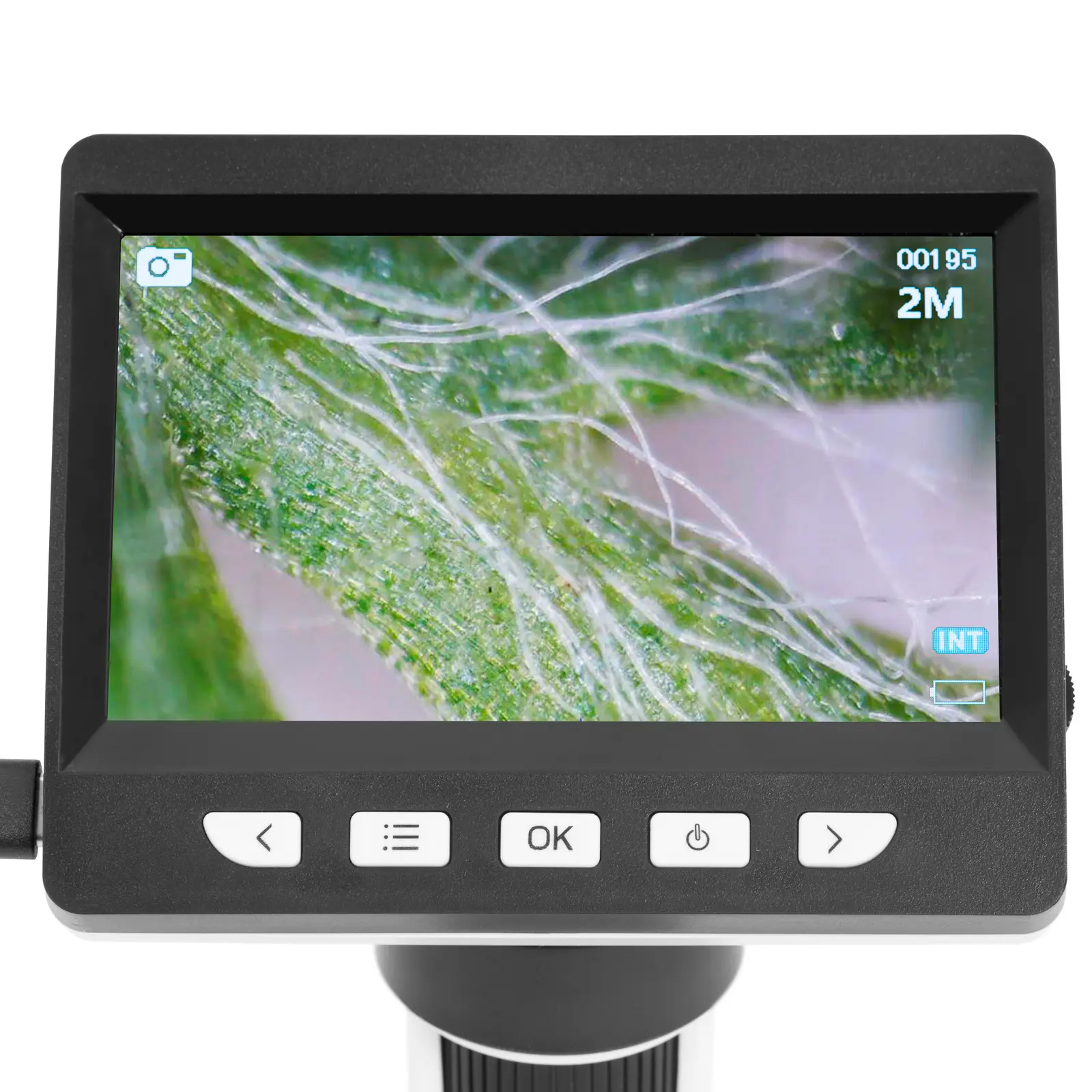 Digitalt mikroskop - 1000x - kamera: 2 MP - TFT (Batteridrift: Ja)