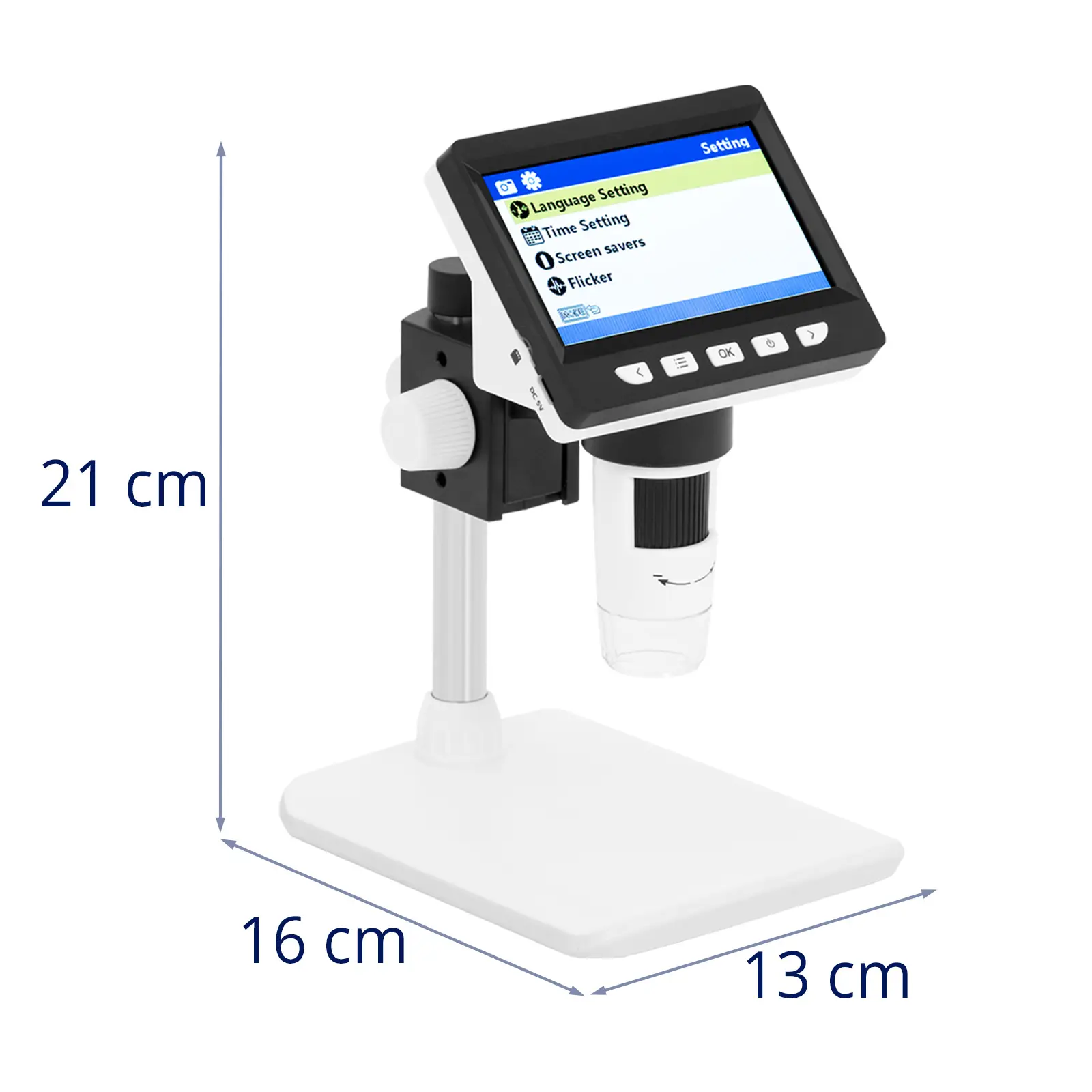 Digitalt mikroskop - 1000x - kamera: 2 MP - TFT (Kamera: 2 MP)
