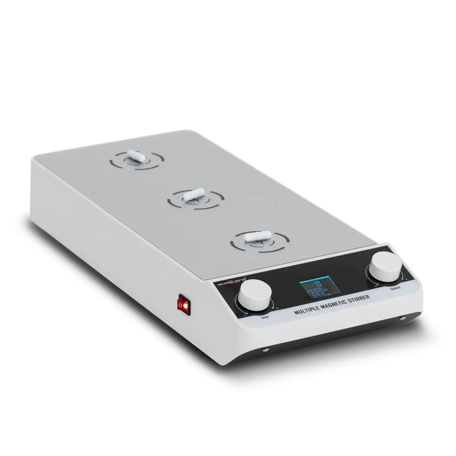 Magnetic Stirrer - 3 x 1000 ml - 100 to 1500 rpm - timer