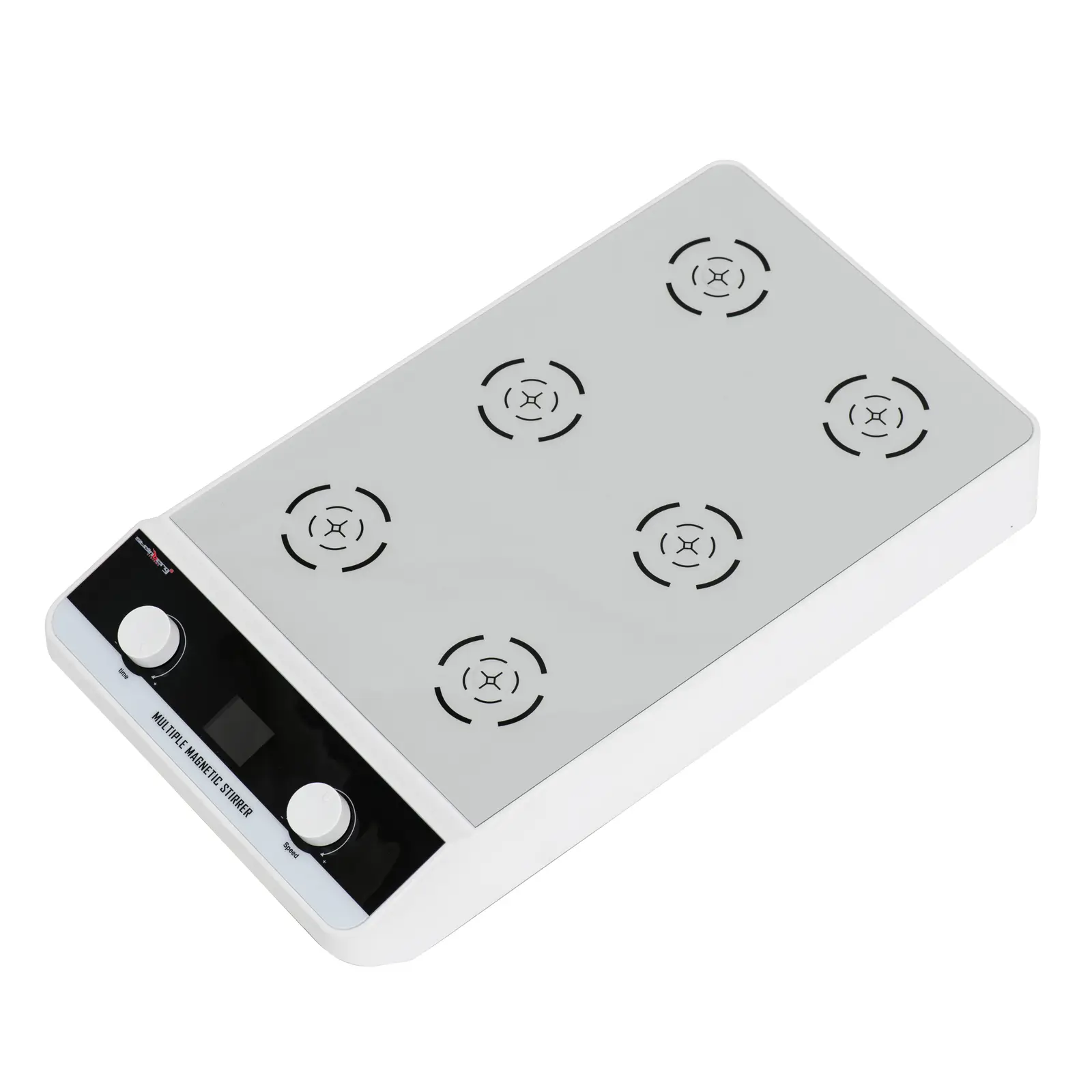 Magnetická míchačka - 6 x 1 000 ml - 100 až 1500 ot/min - časovač (Frekvence [Hz]: 50/60)