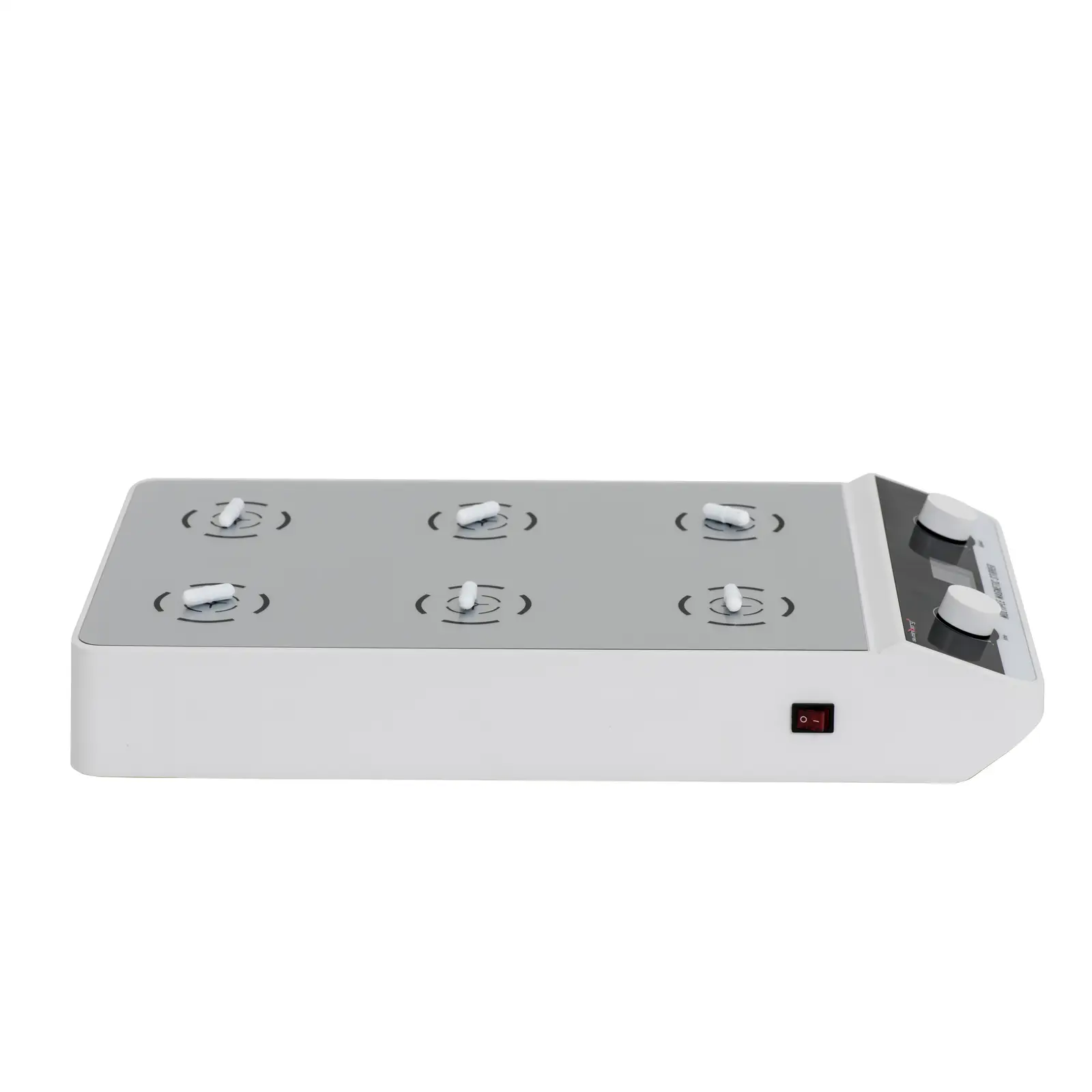 Magnetická míchačka - 6 x 1 000 ml - 100 až 1500 ot/min - časovač (Materiál: Plast ABS)