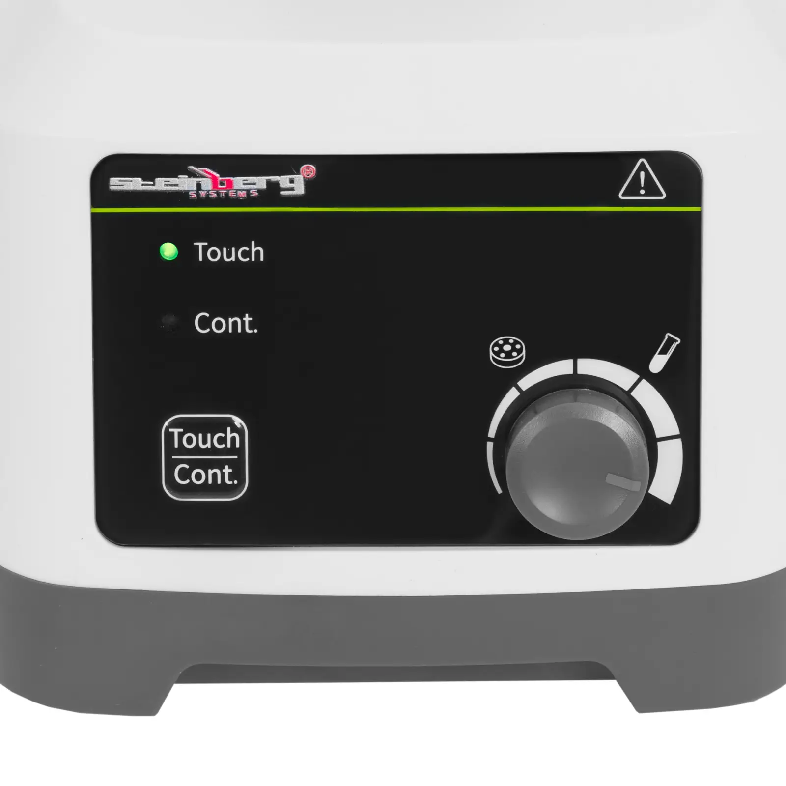 Vortex-mixer - 20 W - 200 til 2500 o/min - touch mode/kontinuerlig drift