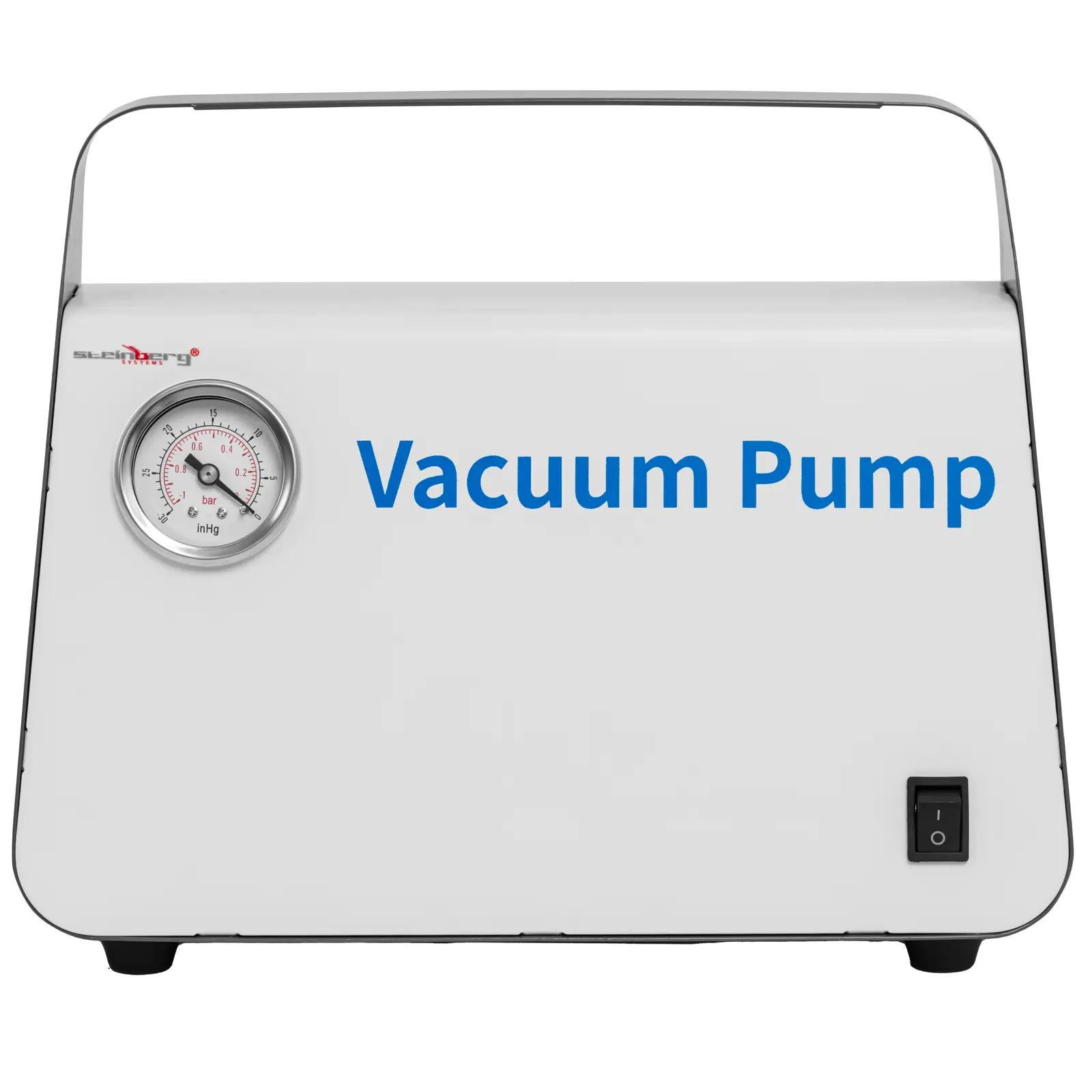 Oil-Free Vacuum Pump - 15 l/min - 0.8 bar - pressure gauge