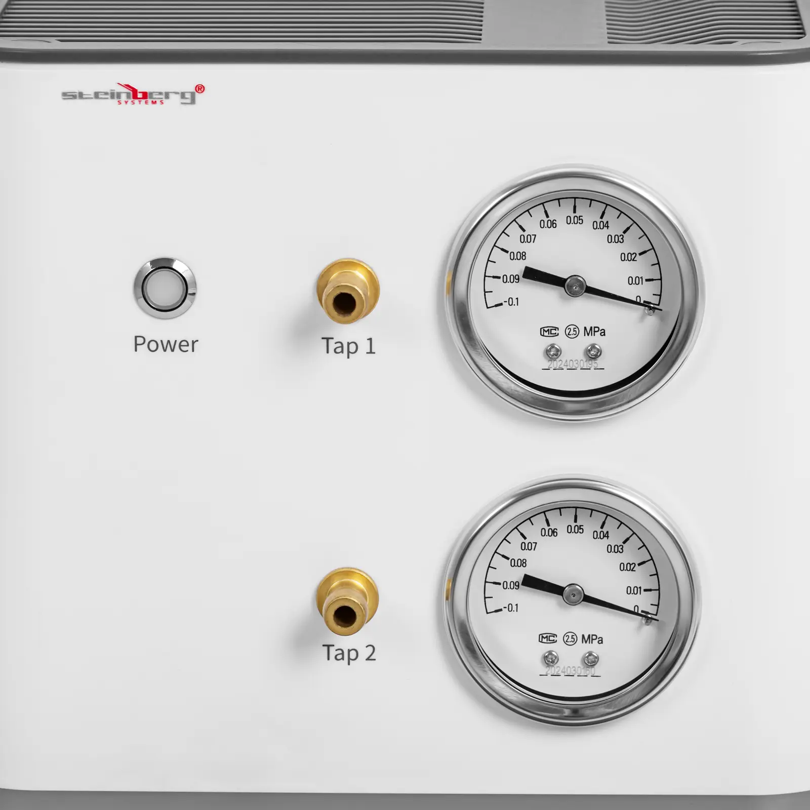 Vakuové čerpadlo - 2 přípojky - 60 l/min - objem 9 l - 180 W (Vývod: 10 l/min)