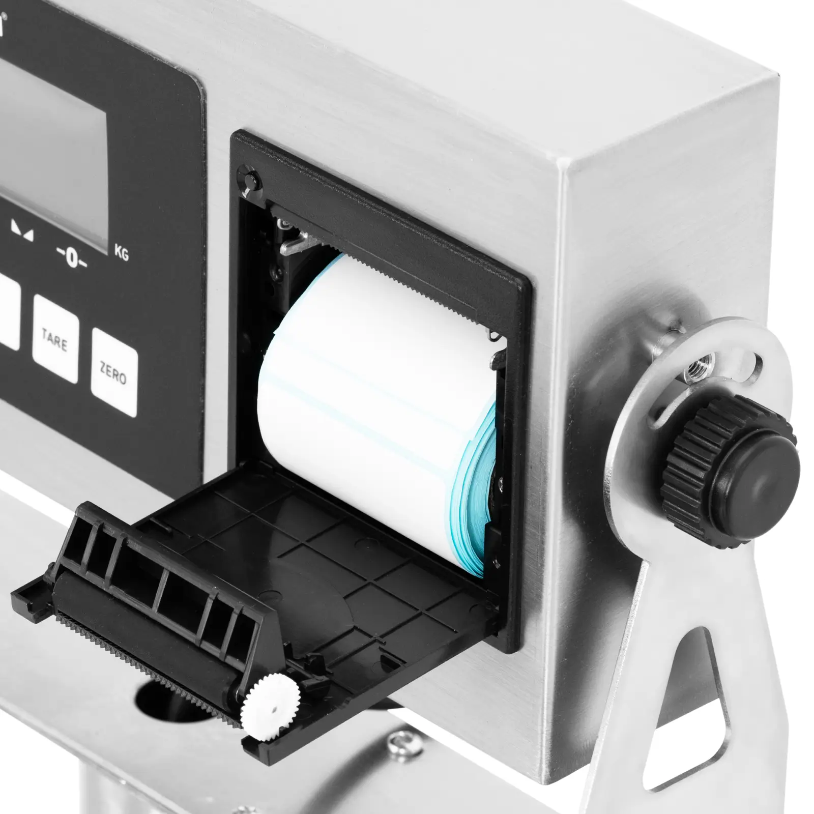 Plattformwaage - 300 kg / 0,02 kg - 100 x 100 cm - LCD mit Etikettendrucker (Tarieren: Ja)