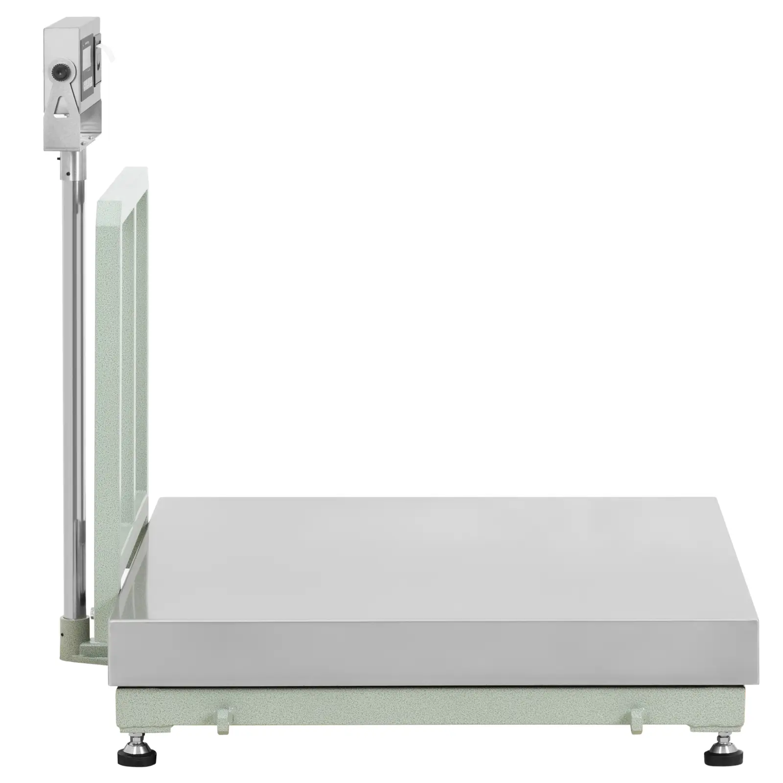 Waga platformowa - 300 kg / 20 g - 100 x 100 cm - LCD - drukarka etykiet