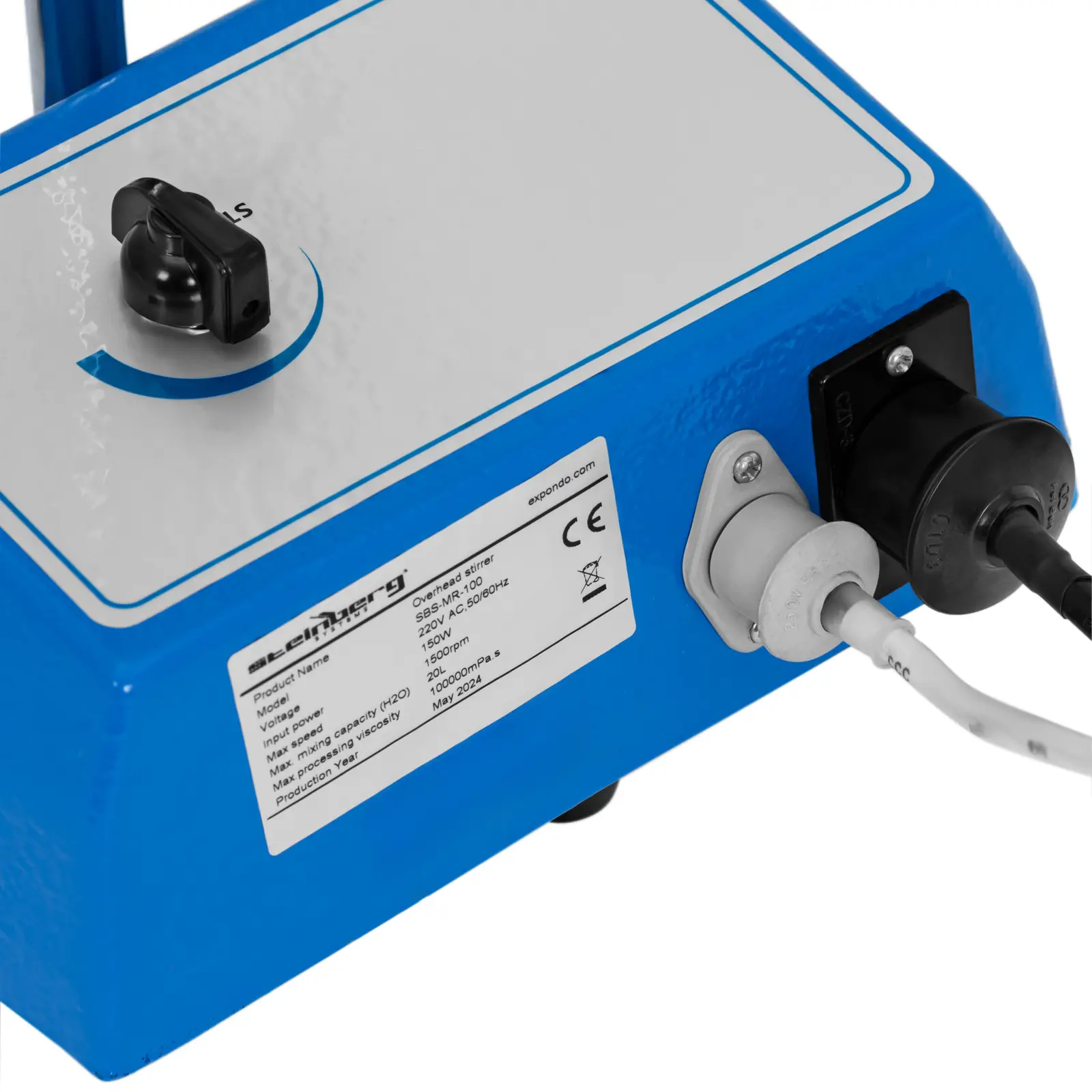 Laboratorní míchačka - 20 l - 1 500 ot/min - se svorkami na nádoby (Typ: Elektrický)
