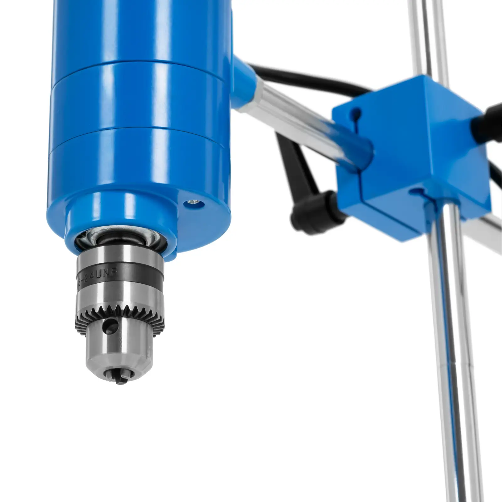 Laboratorní míchačka - 15 l - 1 500 ot/min - LED - se svorkami na nádoby (Materiál: Ušlechtilá ocel)