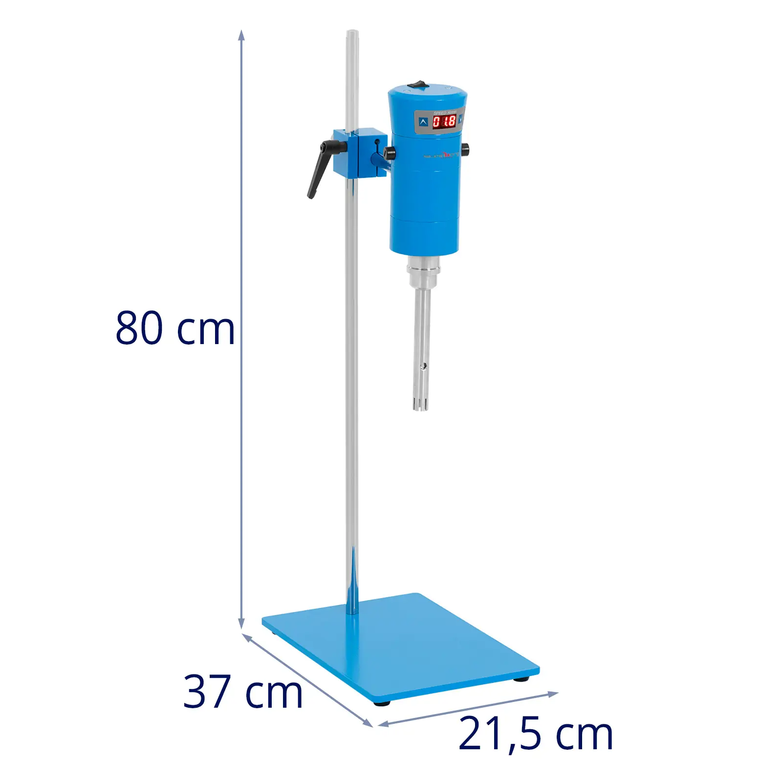 Homogenisator - opptil 23 000 rpm - LED-skjerm - 30 til 1500 ml - bordapparat