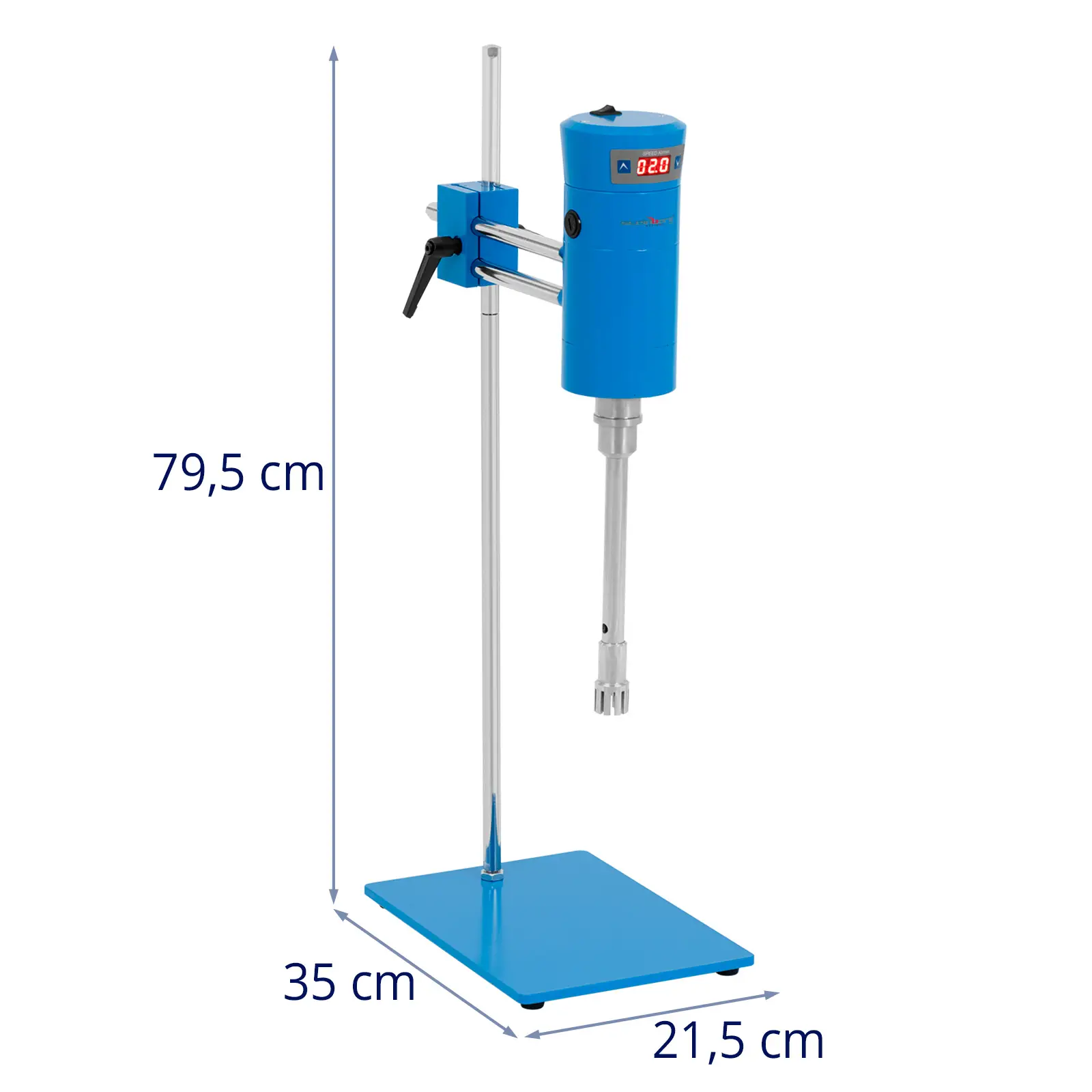 Homogenizátor - až 18 000 ot/min - LED displej - 100 až 5 000 ml - stolní zařízení (Materiál: Ušlechtilá ocel)