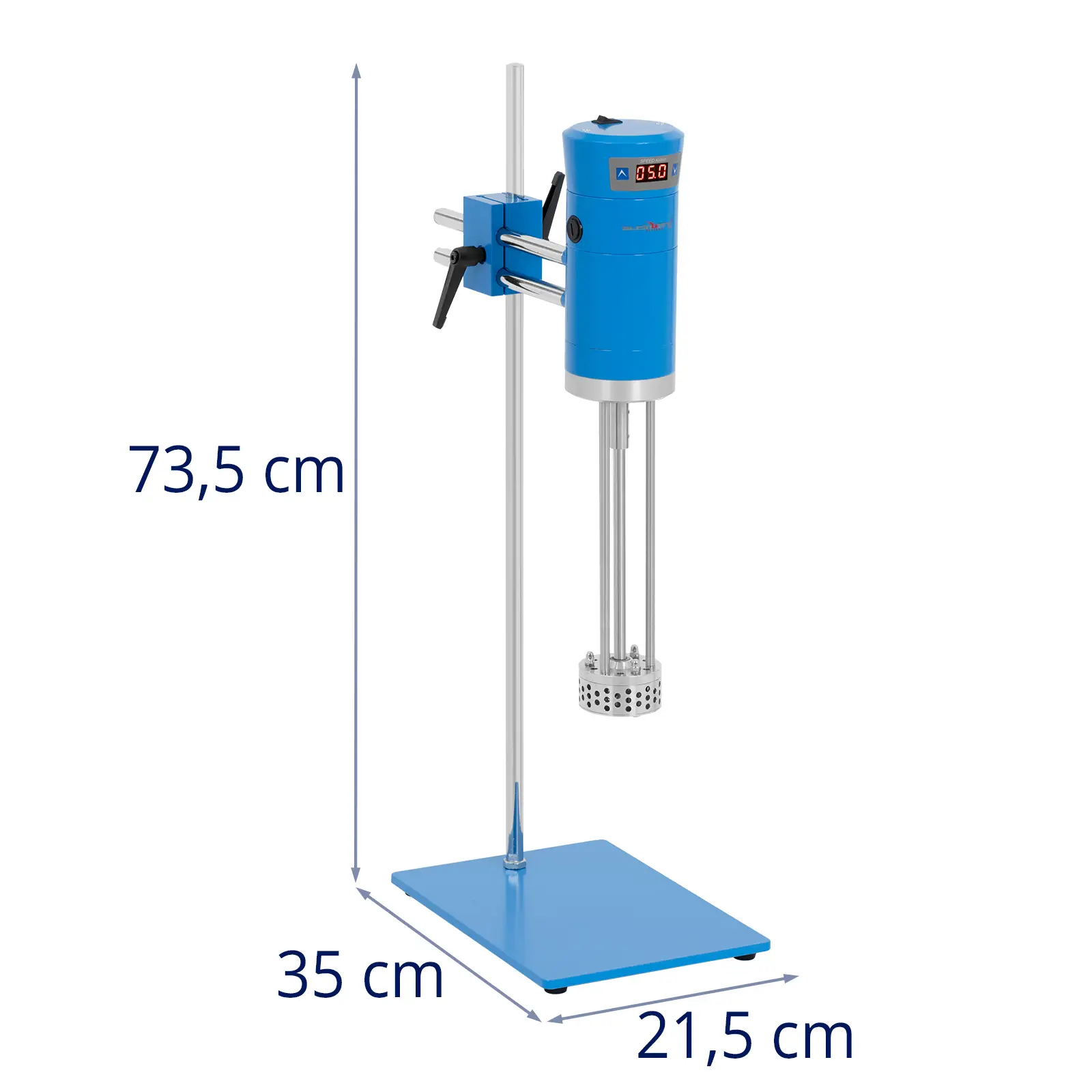 Homogenisaattori - maks. 11 000 r/min - LED-näyttö - 500–40 000 ml - pöytämalli