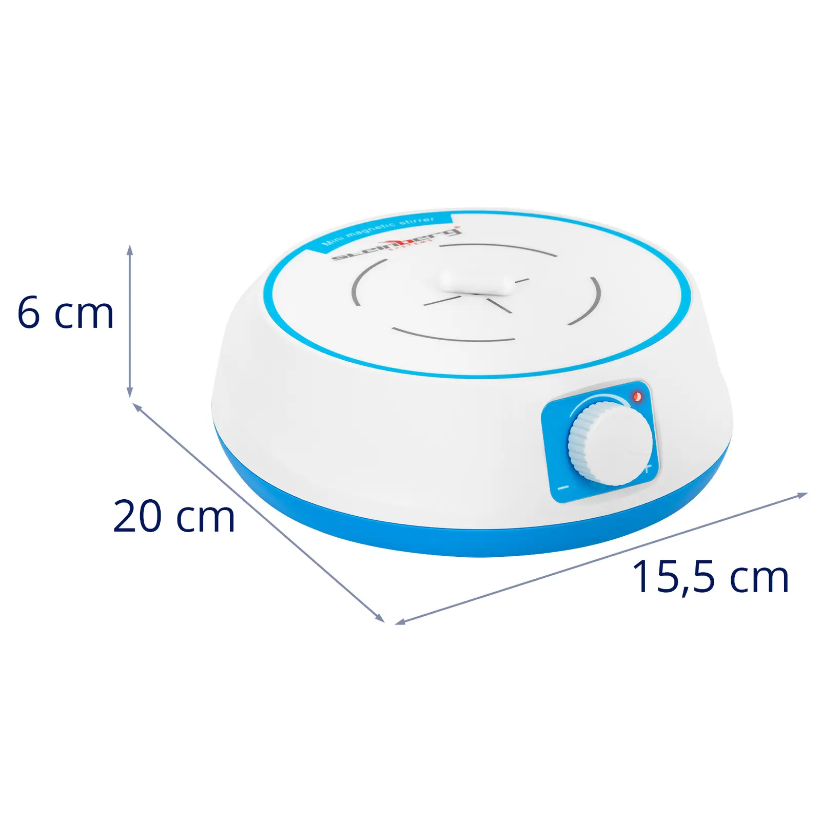 Mini agitateur magnétique - 60 - 2 000 tr/min - 2 l (Couleur(s): Blanc)