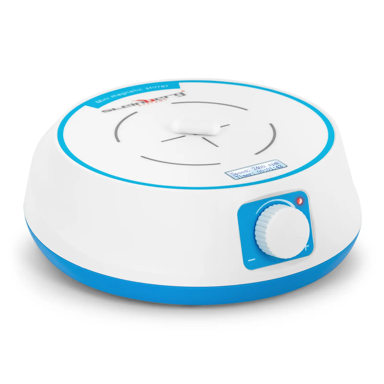 Mini agitatore magnetico - LCD - 0 - 2400 giri/min - 2 litri - 0