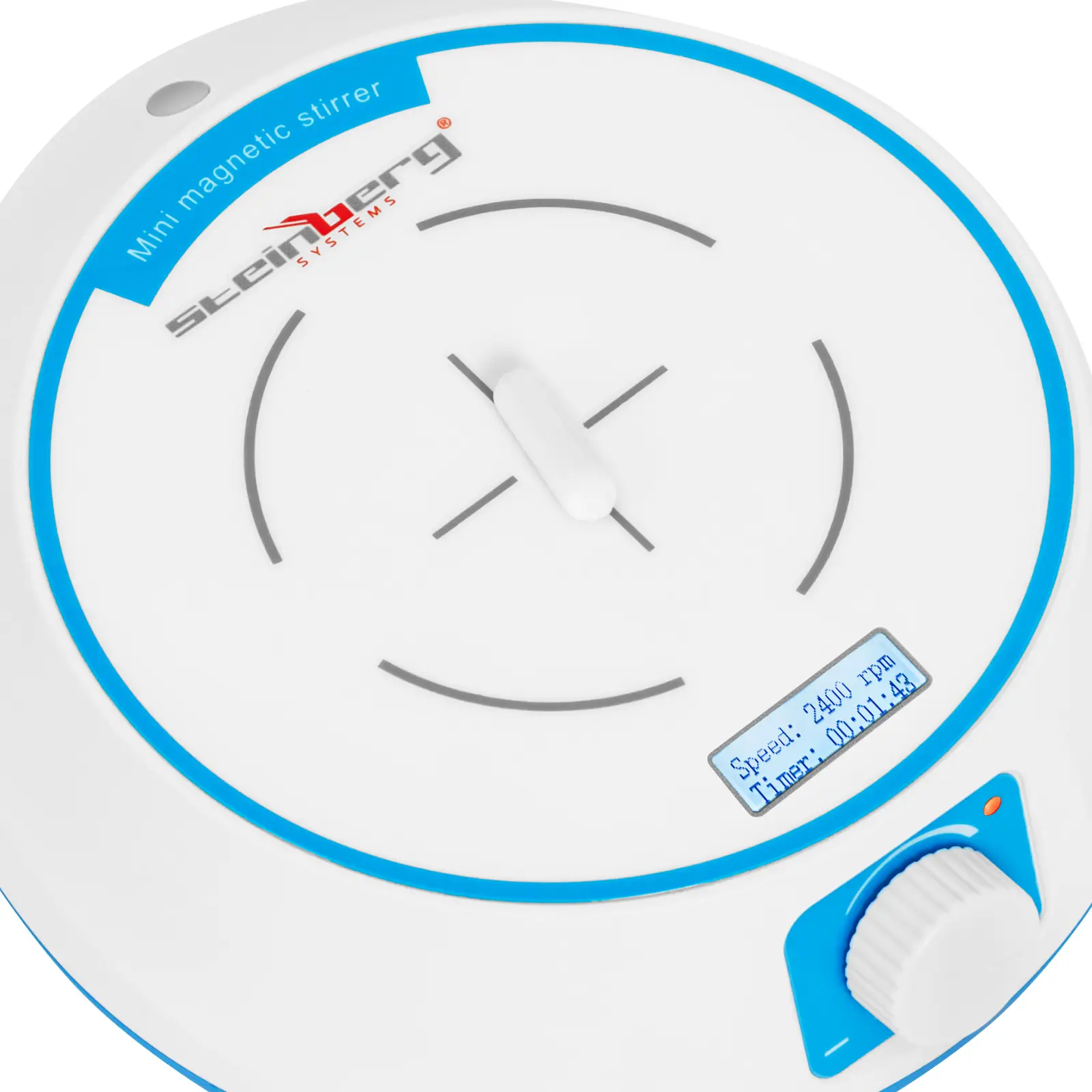 Malá magnetická míchačka - LCD - 0–2 400 ot/min - 2 l (Kapacita vody: 2 l)