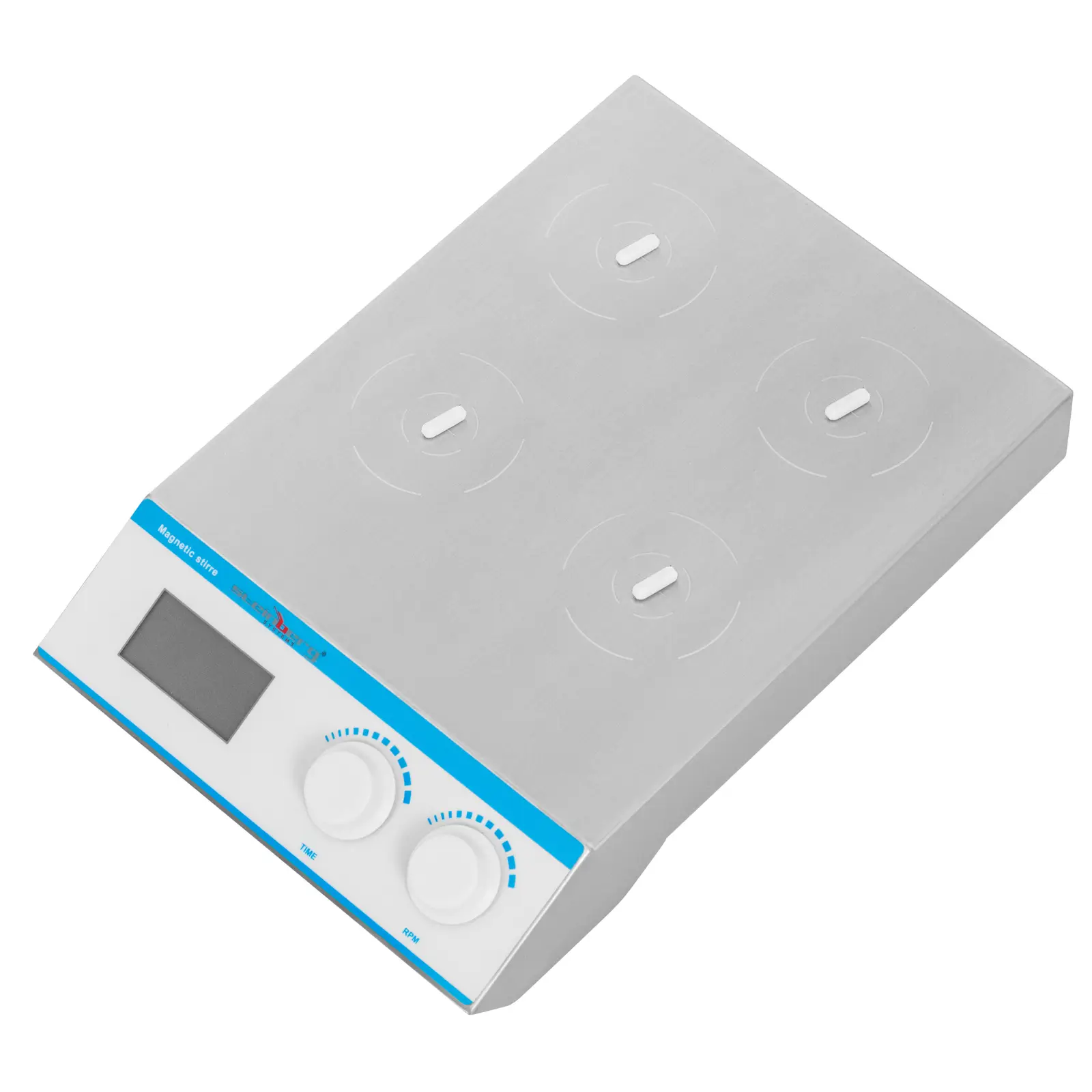 Magnetická míchačka - 4 x 1000 ml - 200–2 200 ot/min - časovač (Frekvence [Hz]: 50/60)