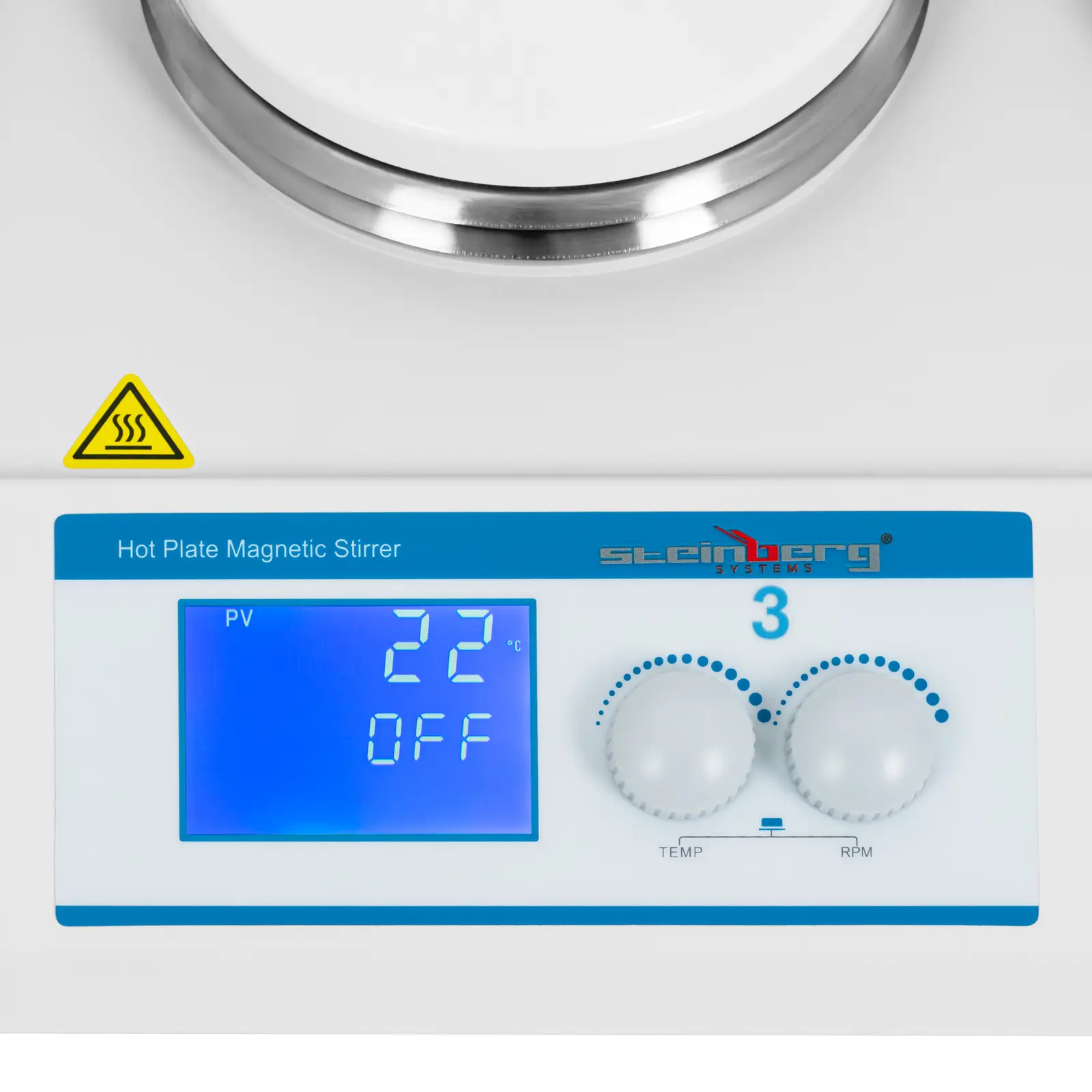 Magnetic stirrer - with 4 hot plates - 4 x 2 litres - 2000 rpm