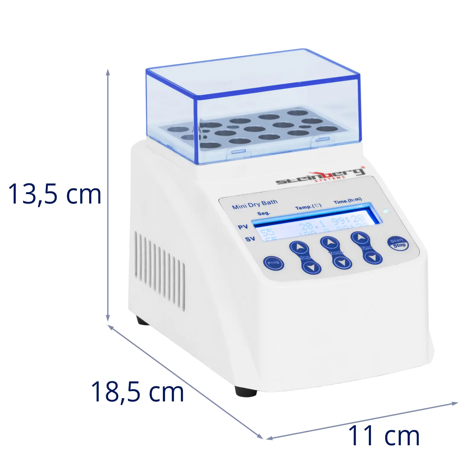 Tørt bad - op til 100 °C - LCD