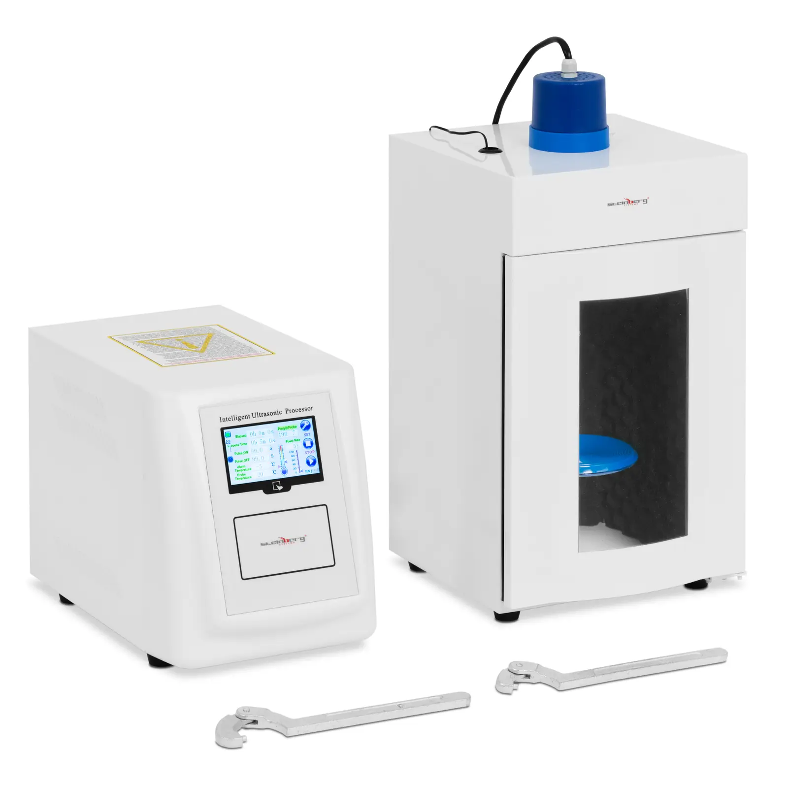 Homogenisator ultralyd - 1,5 til 150 W - 10 til 100 ml - TFT-skjerm