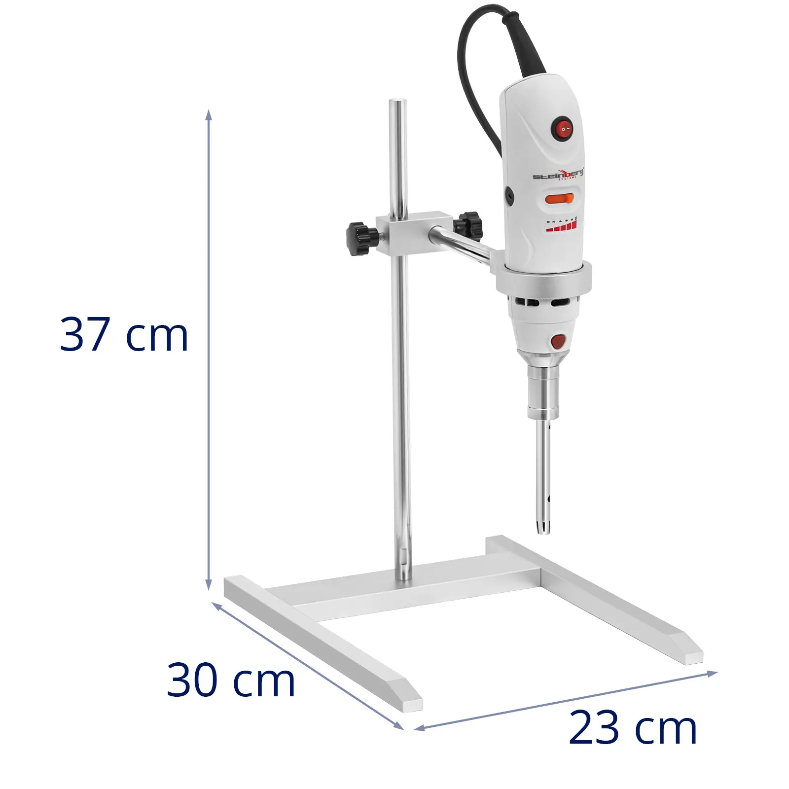 Homogenizer - 8000 till 30 000 varv/min - 10 hastigheter - Handhållen