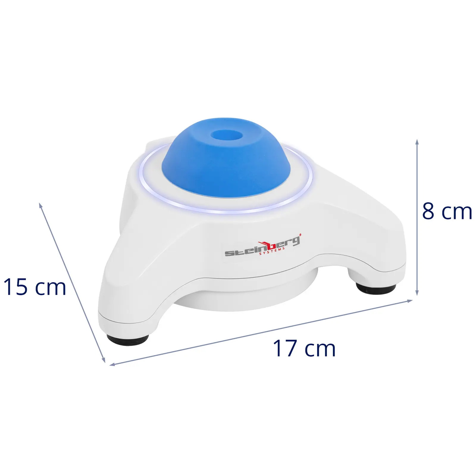 Vortex-sekoitin - 10 W - 5600 r/min - 50 ml - 3-jalkainen malli