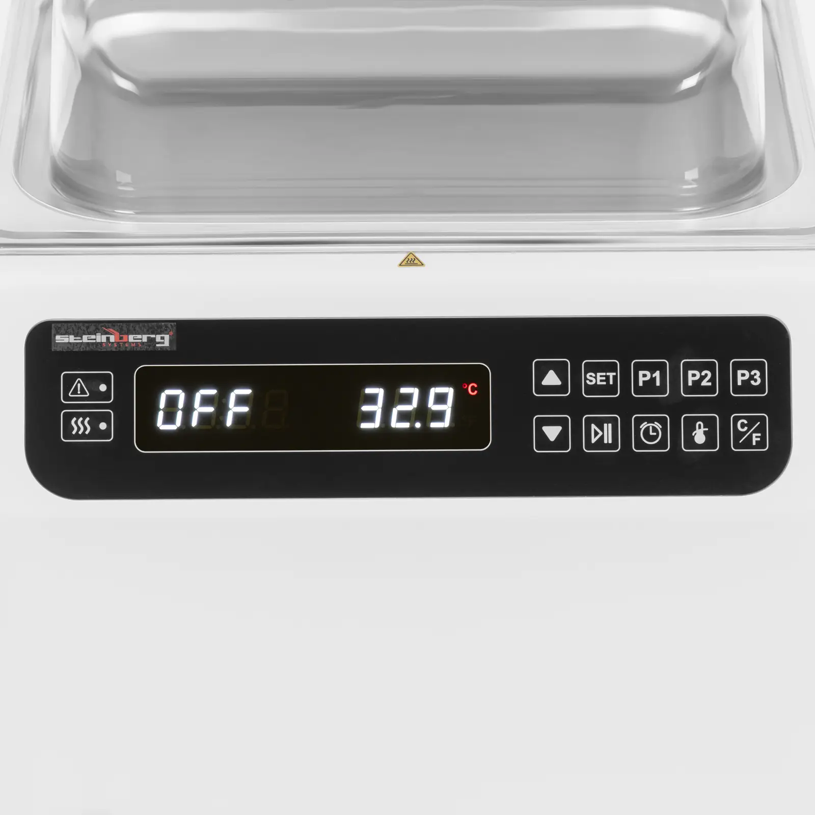 Bain-marie de laboratoire - 5 à 99 °C - 13 l - LED